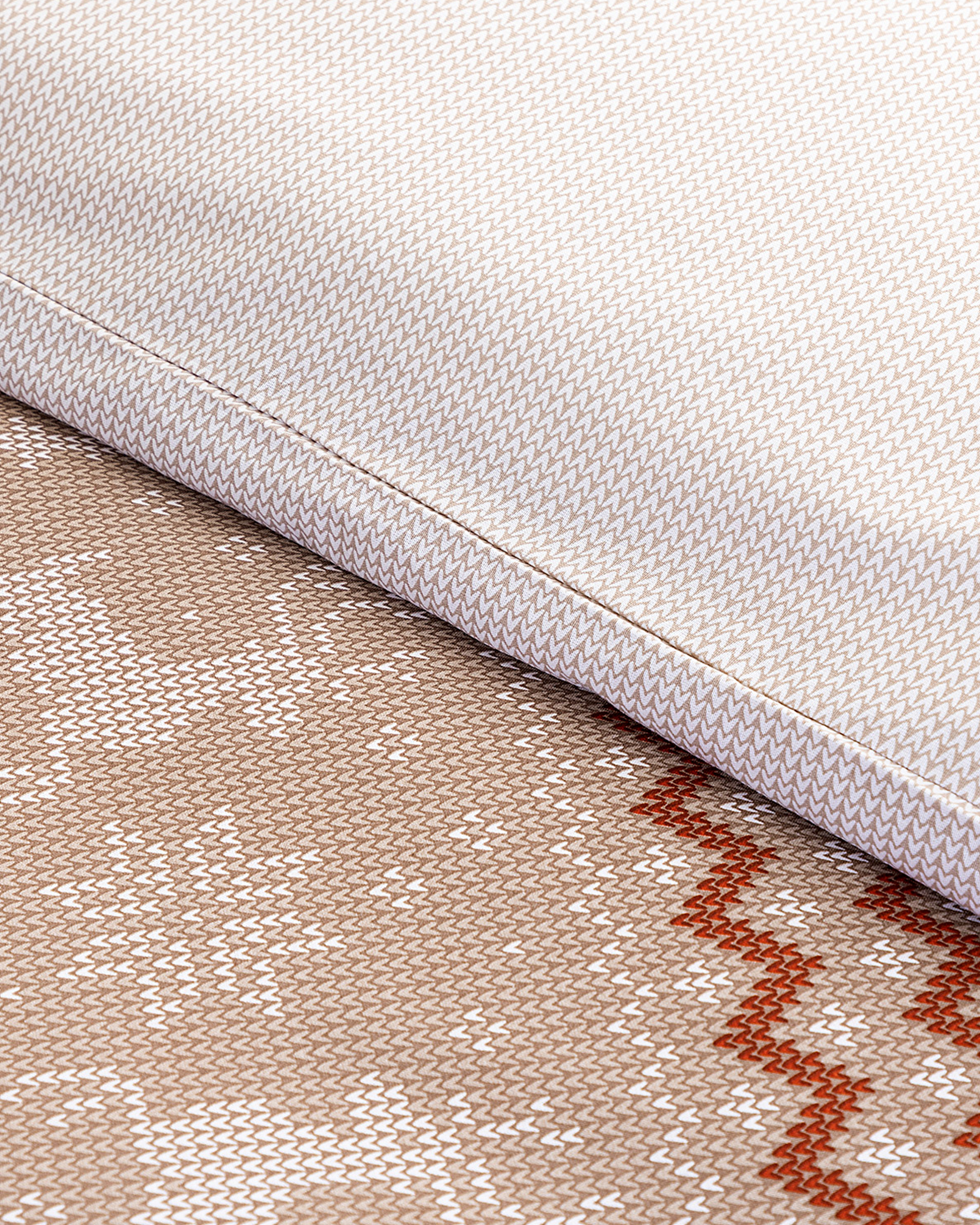 Manchot Bettwäsche-Set, 100 % Baumwolle, Ranforce, bedruckt, Doppelbett, Beige - 3