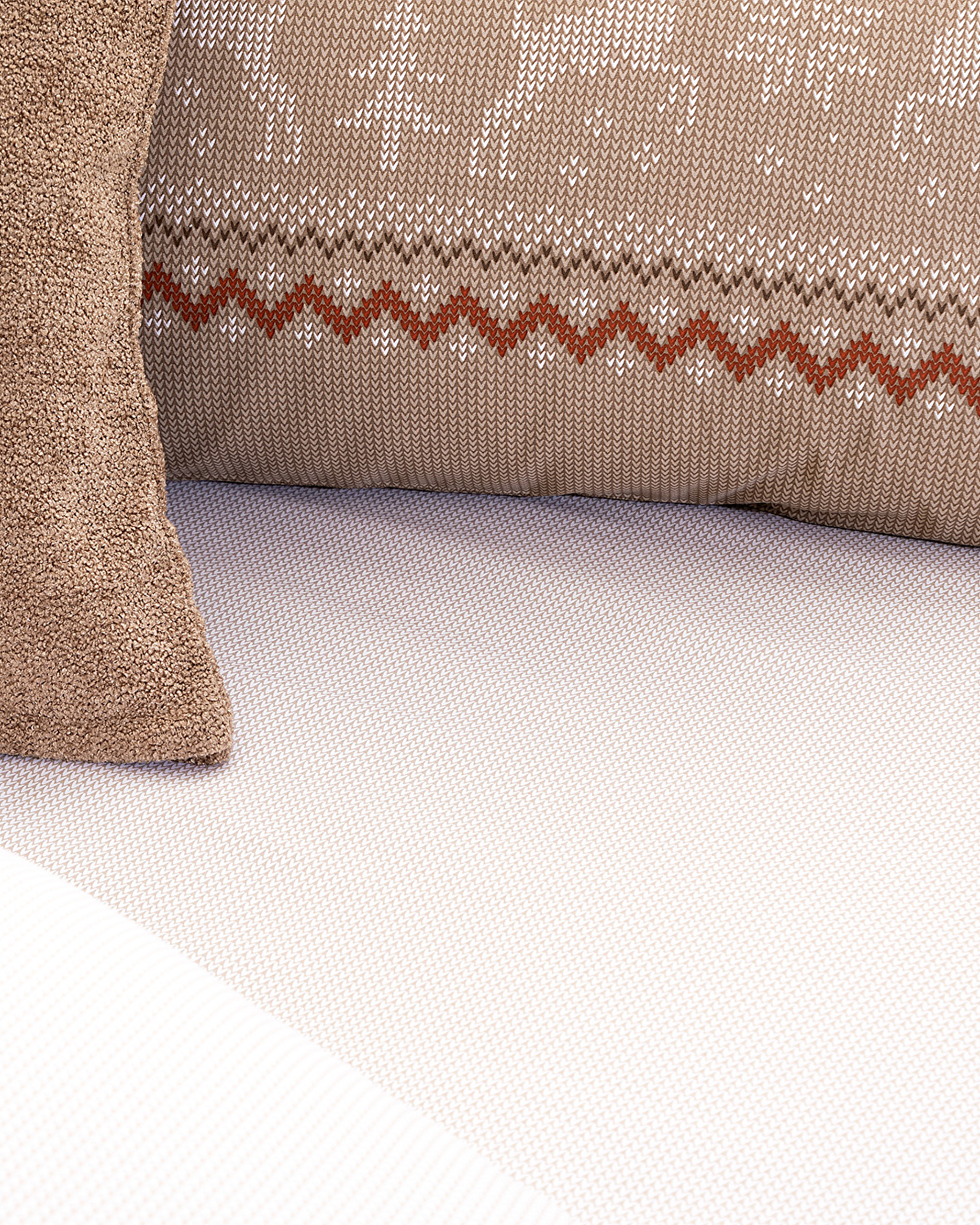 Manchot Bettwäsche-Set, 100 % Baumwolle, Ranforce, bedruckt, Doppelbett, Beige - 4