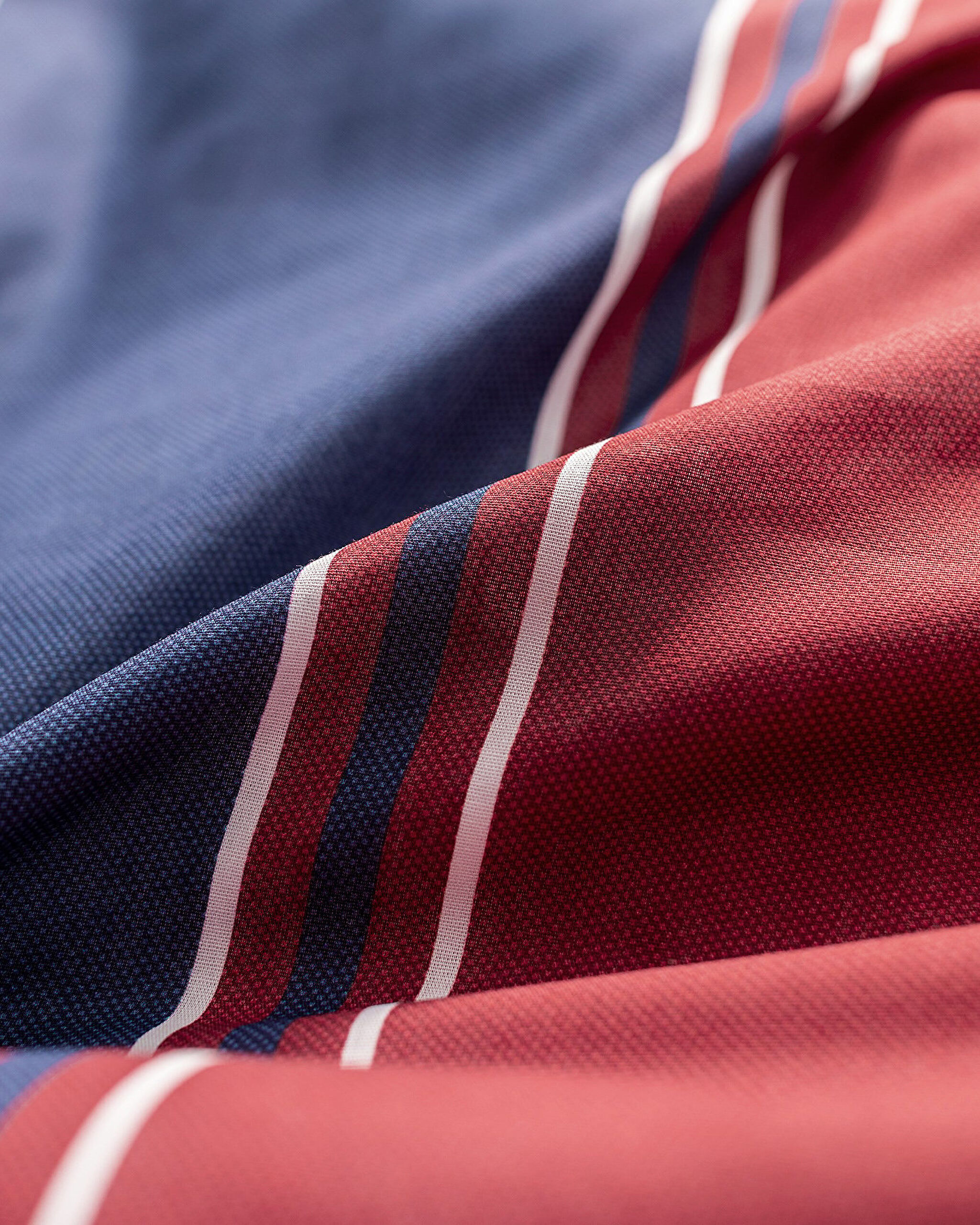 Parure de lit double Vardan 100 % coton Ranforce imprimé - Bleu marine/gris - 4