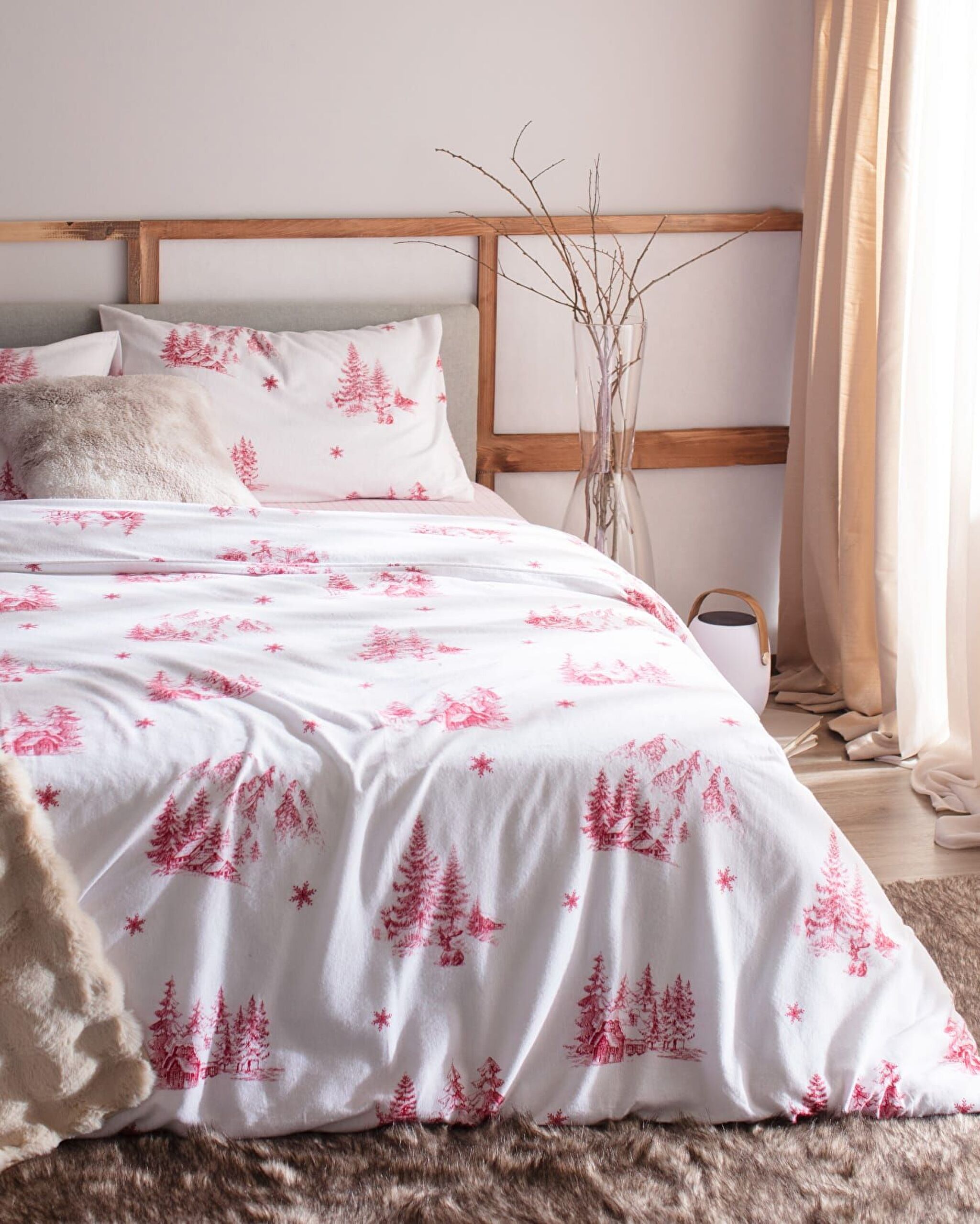 طقم غطاء لحاف مزدوج من فاون - فلانيل - 1