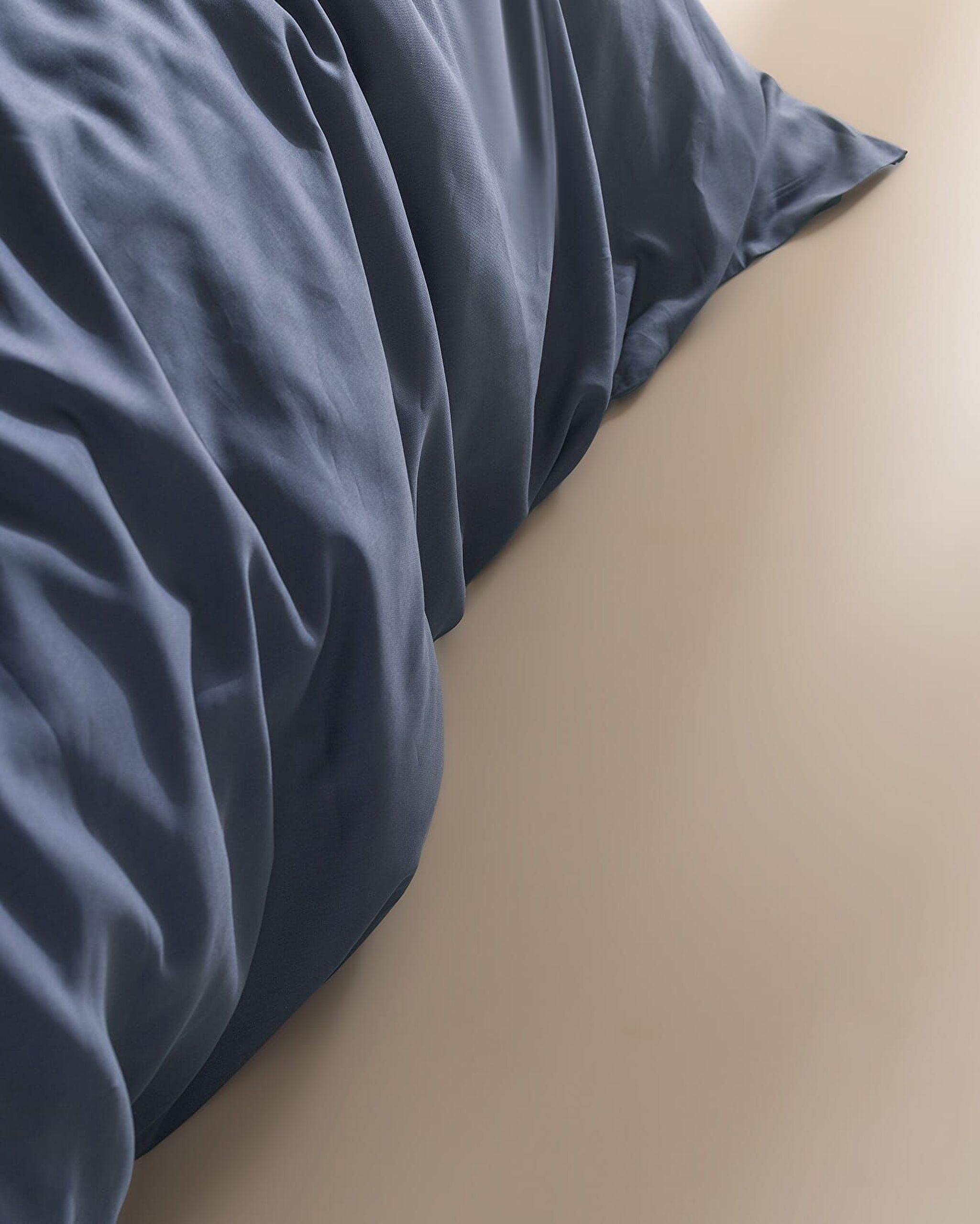 Ensemble Housse De Couette Unie En Crêpe De Coco - 3