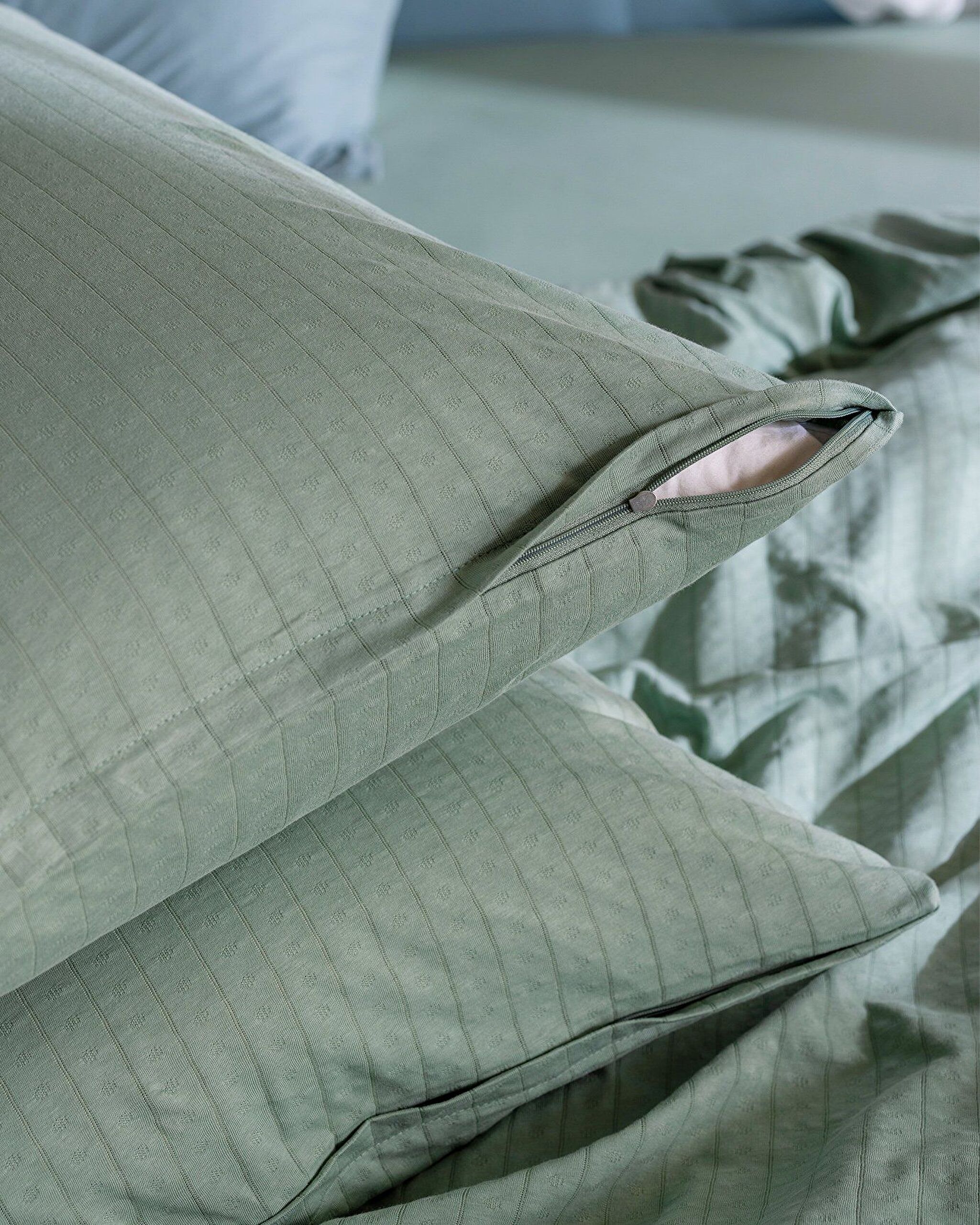 Marlene Double Sıze Cotton Jersey Fıtted Duvet Cover Set - 6