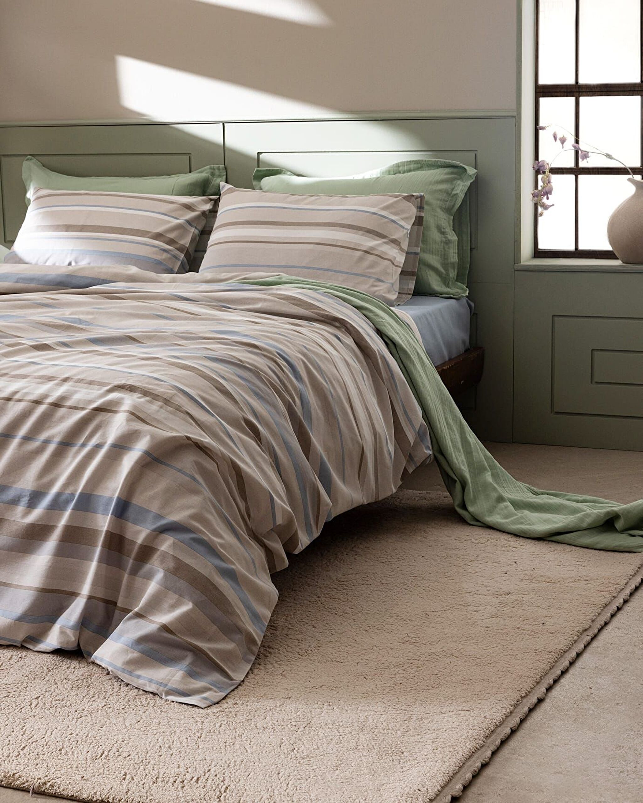 Armande Double Size Duvet Cover Set - Ranforce Patterned - 2