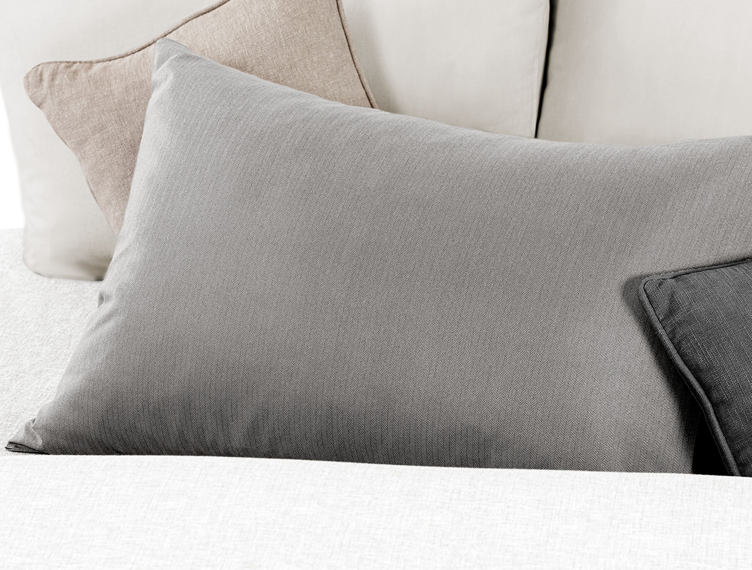 Cher Çift Kişilik Baskılı Nevresim Takımı - Gri - 2