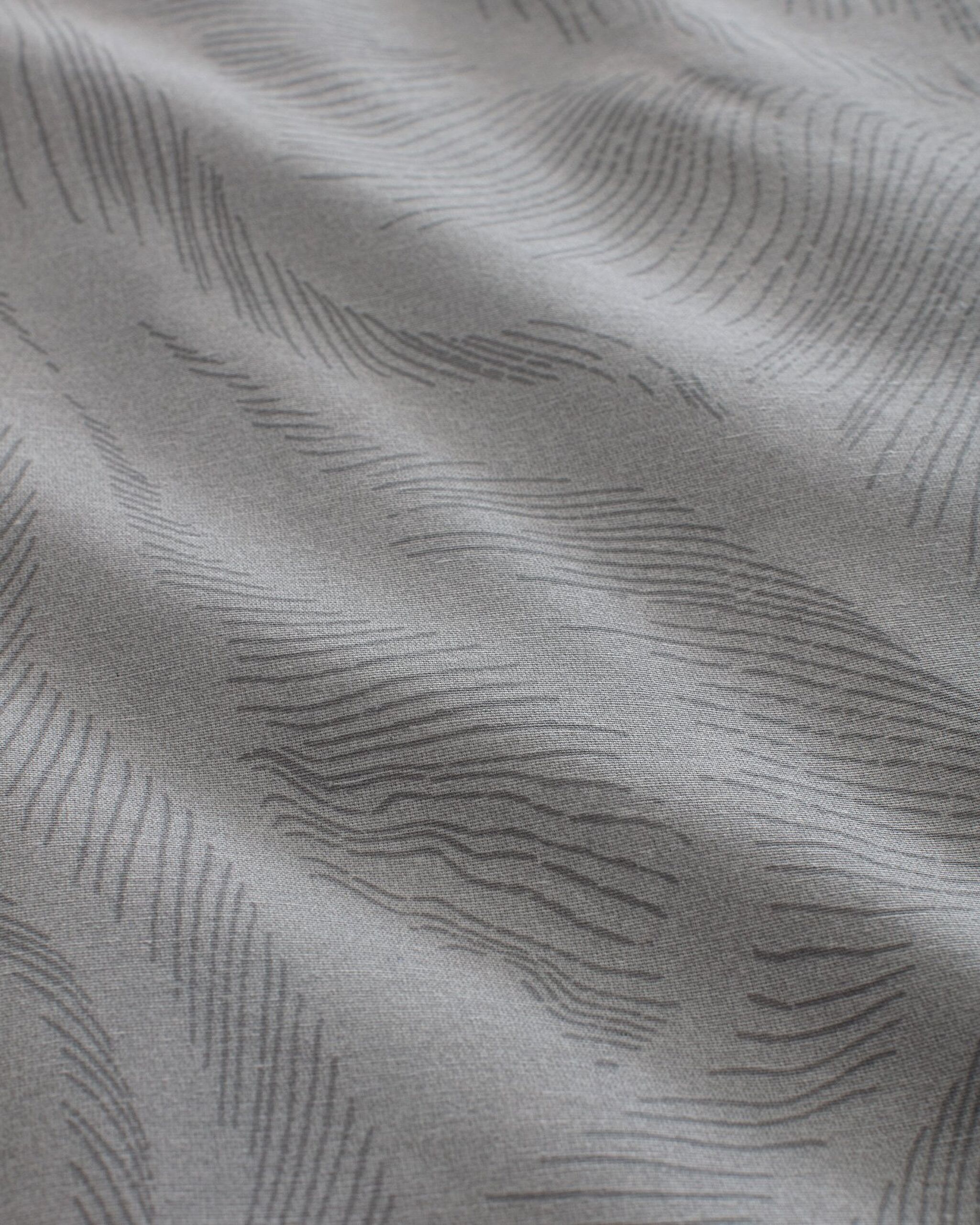 Coyan Çift Kişilik Pamuklu Baskılı Nevresim Takımı - Gri - 5