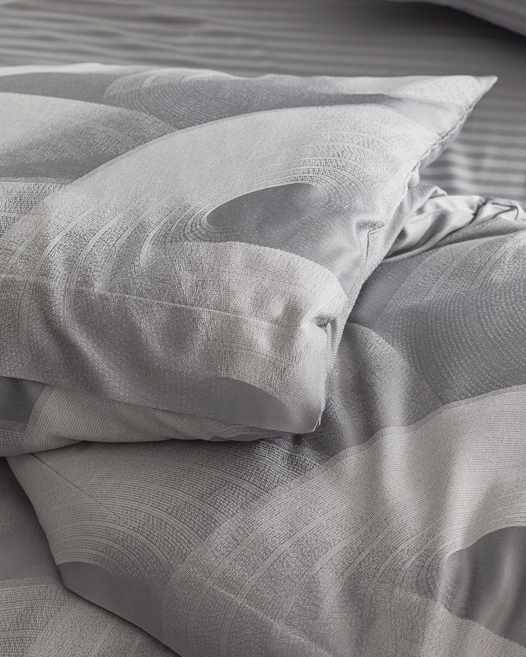 Ensemble De Housse De Couette - Jacquard Satin - 2