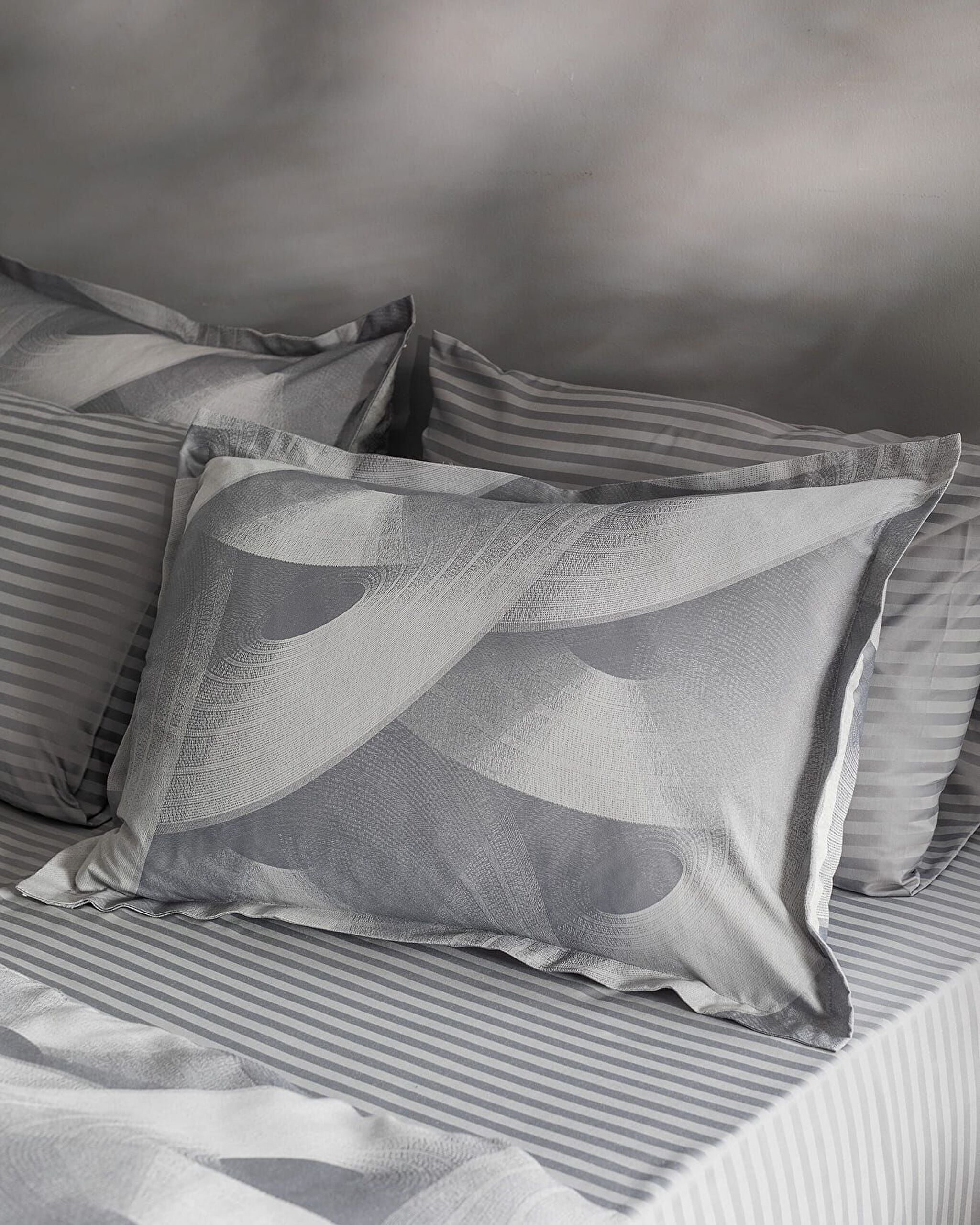 Ensemble De Housse De Couette - Jacquard Satin - 3