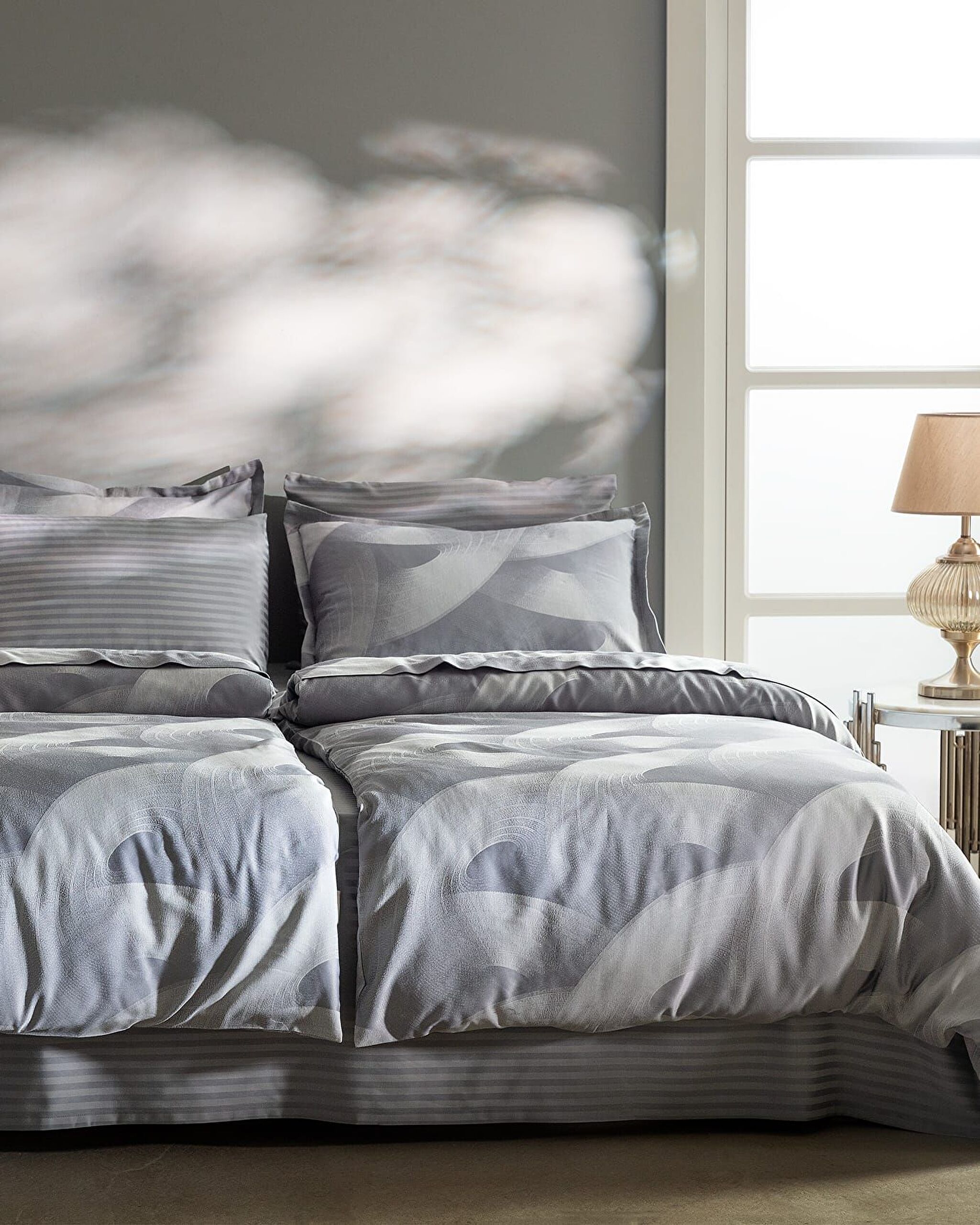 Ensemble De Housse De Couette - Jacquard Satin - 0