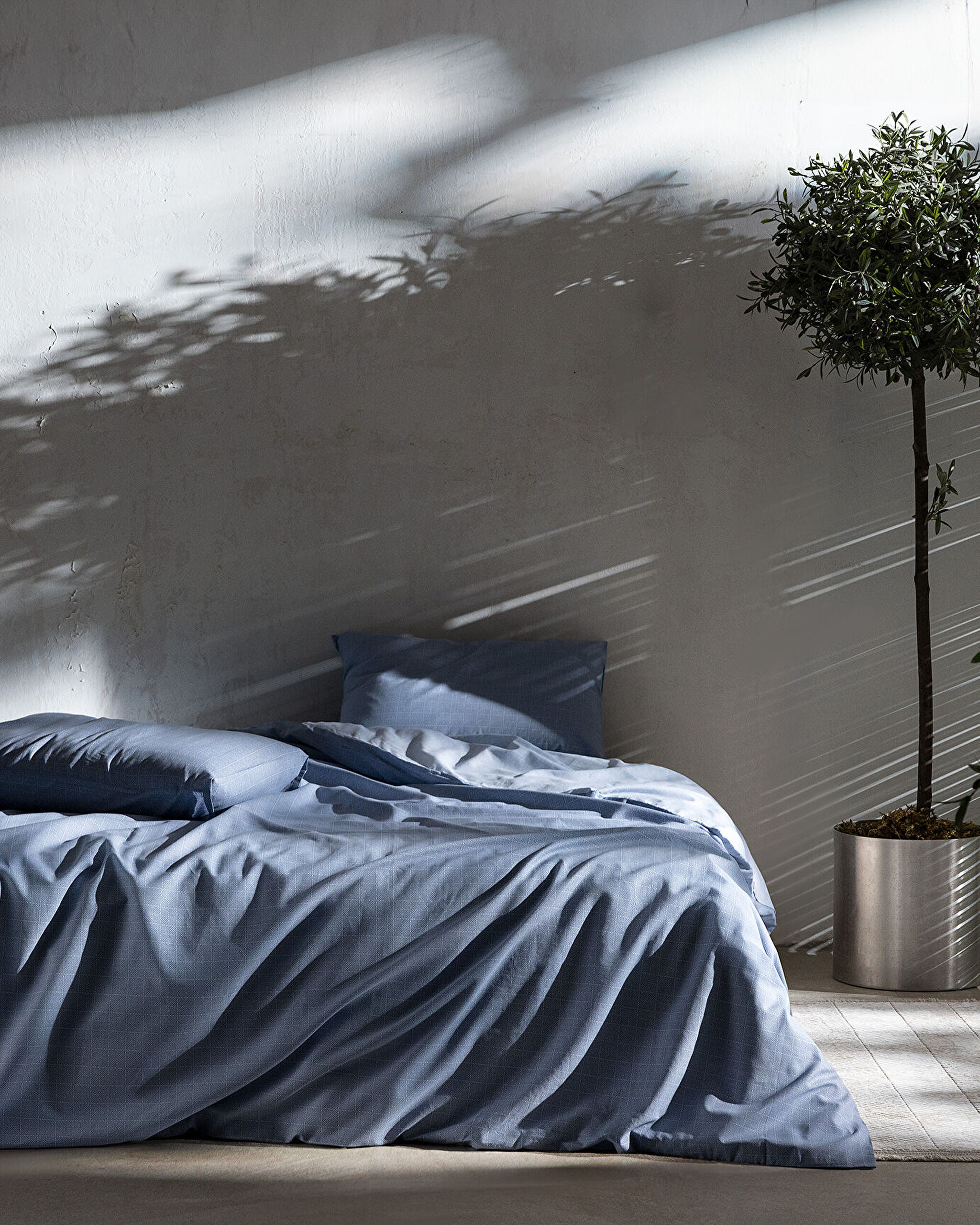 Odette Family Size Duvet Cover Set - Ranforce Patterned - 0