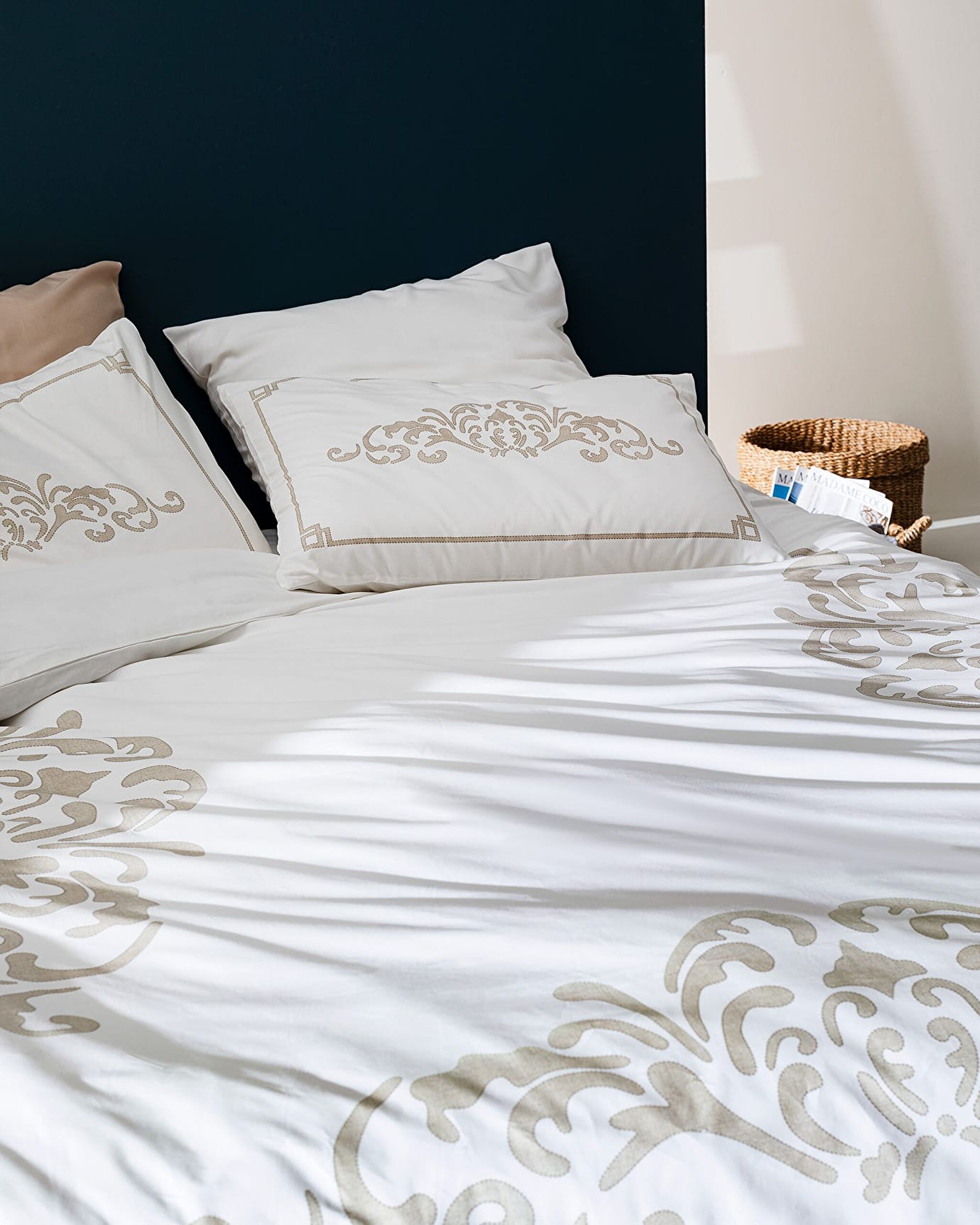 Brun King Size Duvet Cover Set - Beige - 1