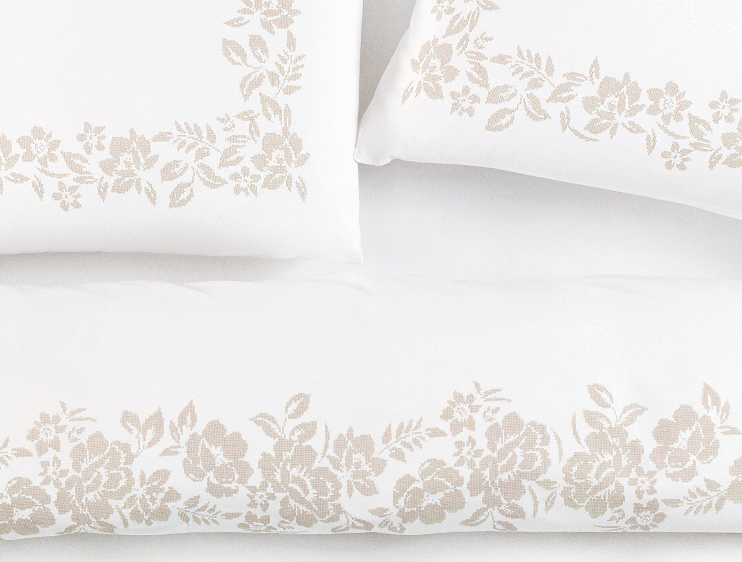 Gene King-Size-Bettbezug-Set – Beige - 1