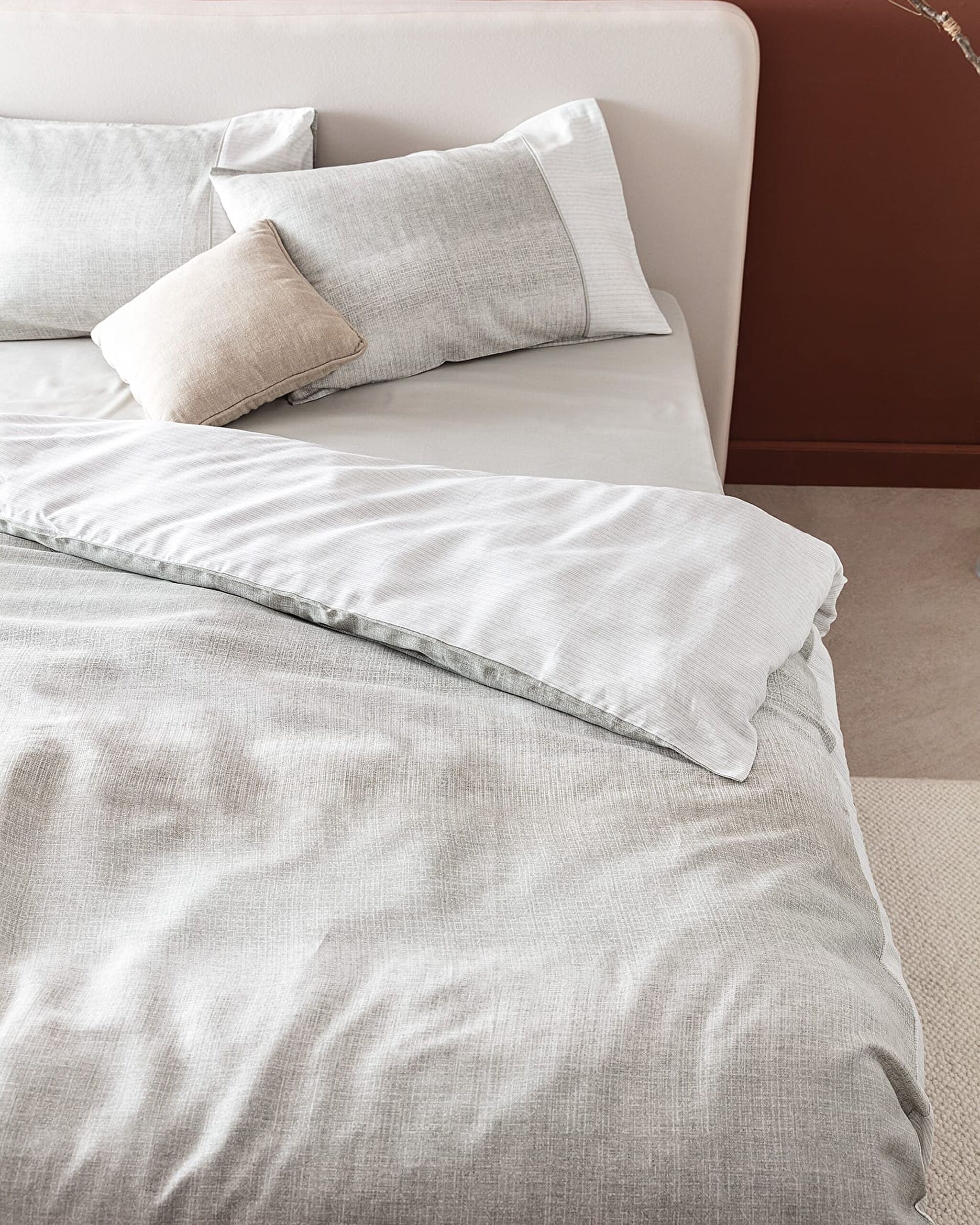 Adelya King Size Coco Crep Printed Duvet Cover Set - 1