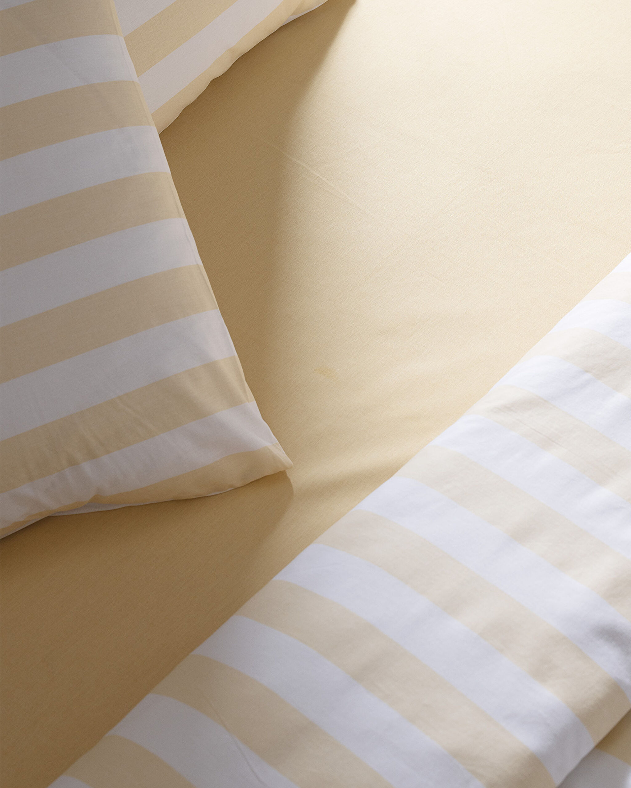 Avignon King Size 100% Cotton Ranforce Printed Duvet Cover Set - Yellow - 3