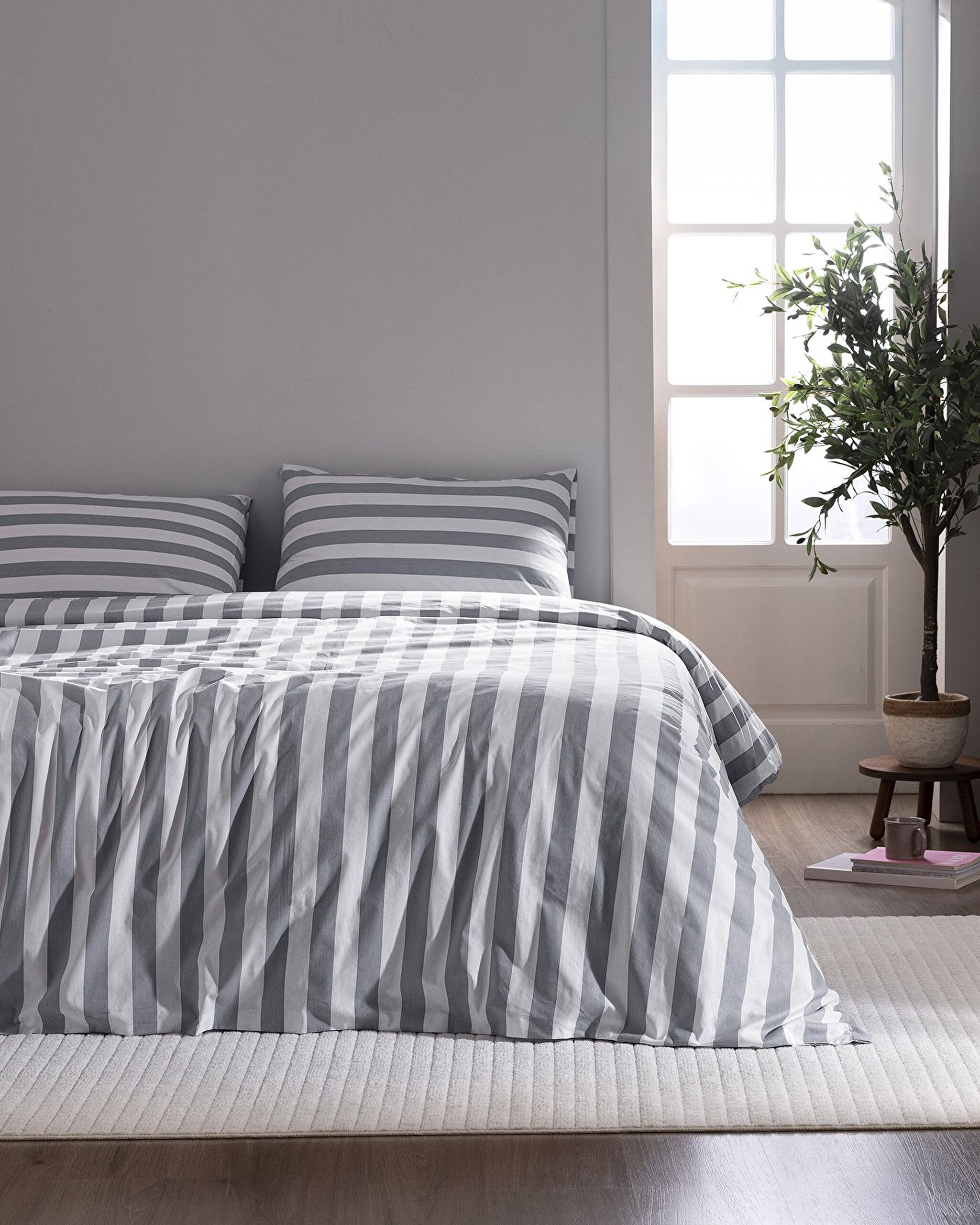 Avignon King Size Duvet Cover Set - Ranforce Patterned - 0