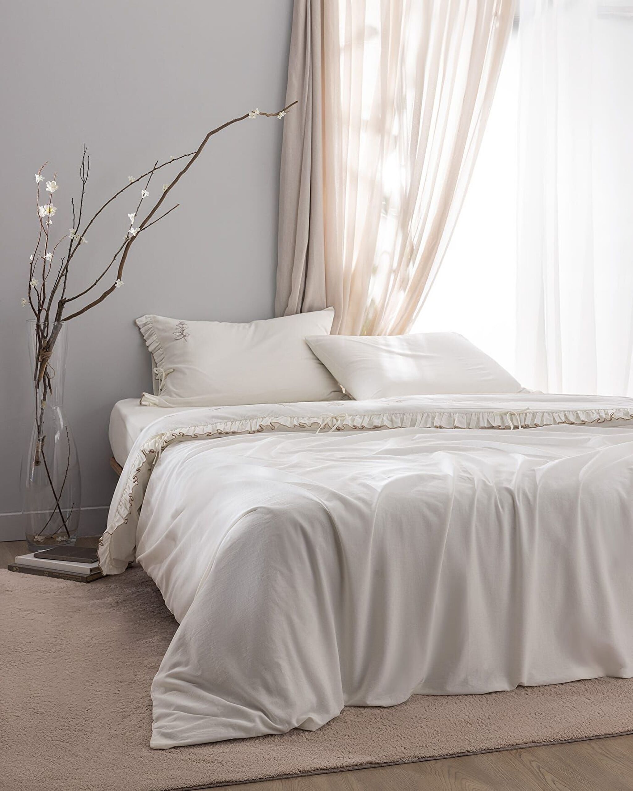 Perline King Size Duvet Cover Set - 0