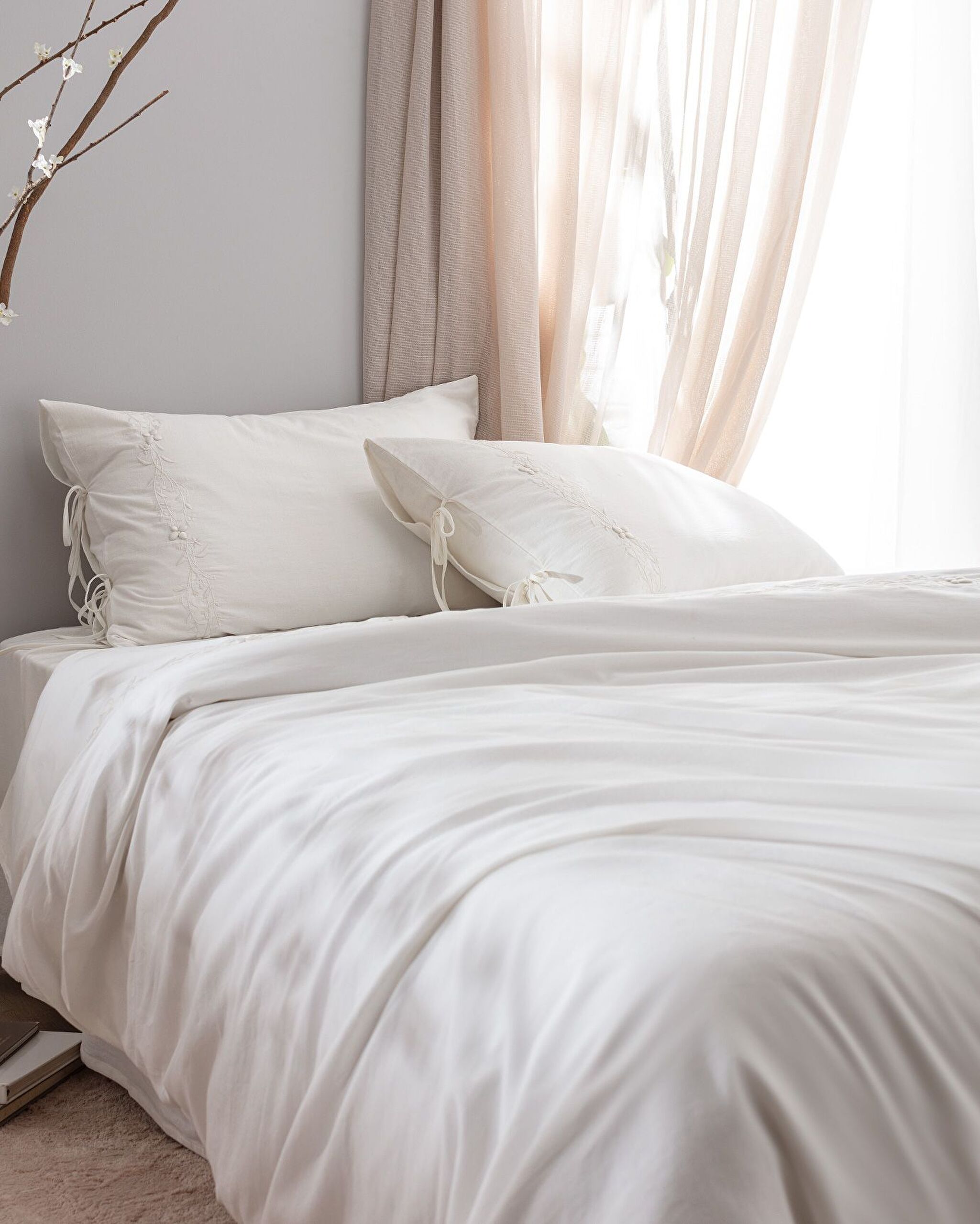 Loris Ensemble De Housse De Couette Brodée - 2