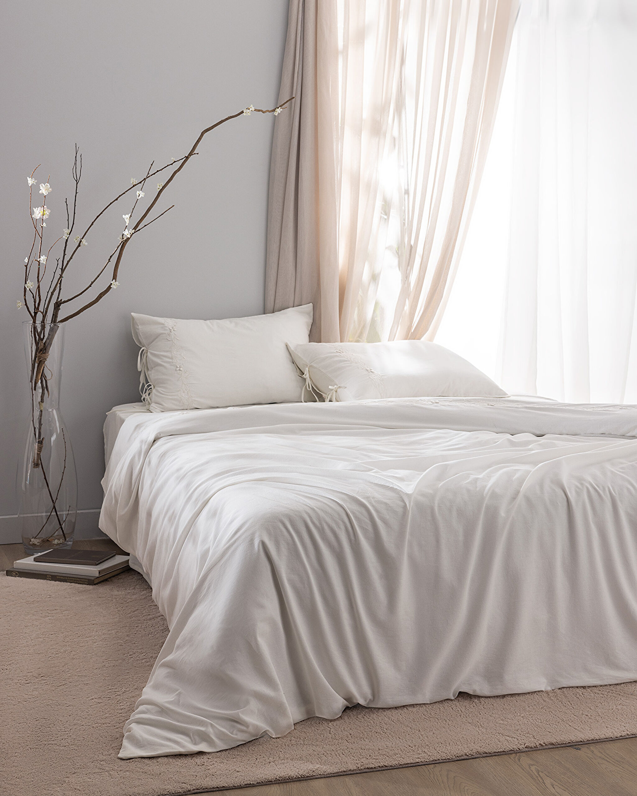 Loris Ensemble De Housse De Couette Brodée - 0