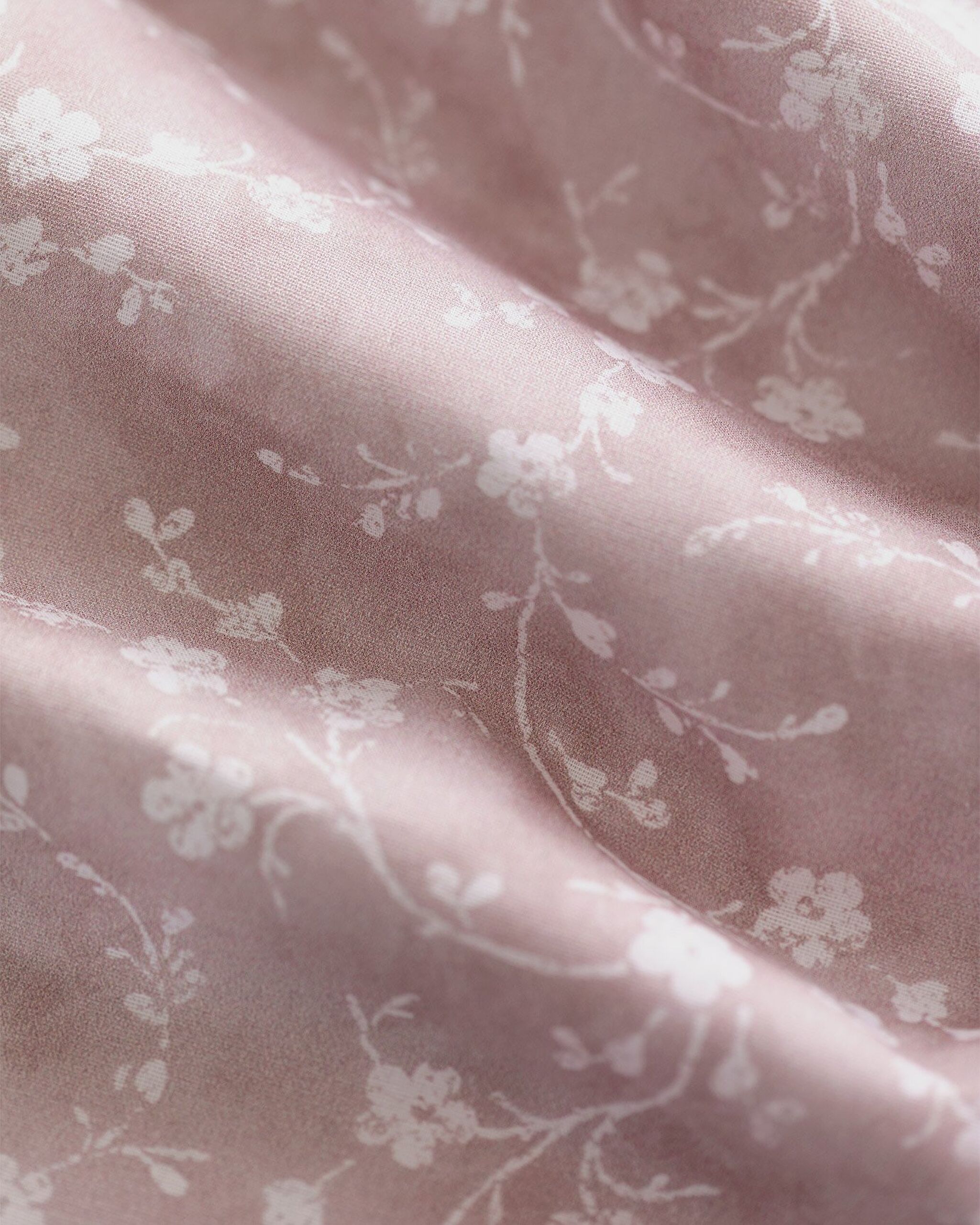 Ensemble de housse de couette imprimé Ranforce 100 % coton Fiance King Size - Poudre - 3