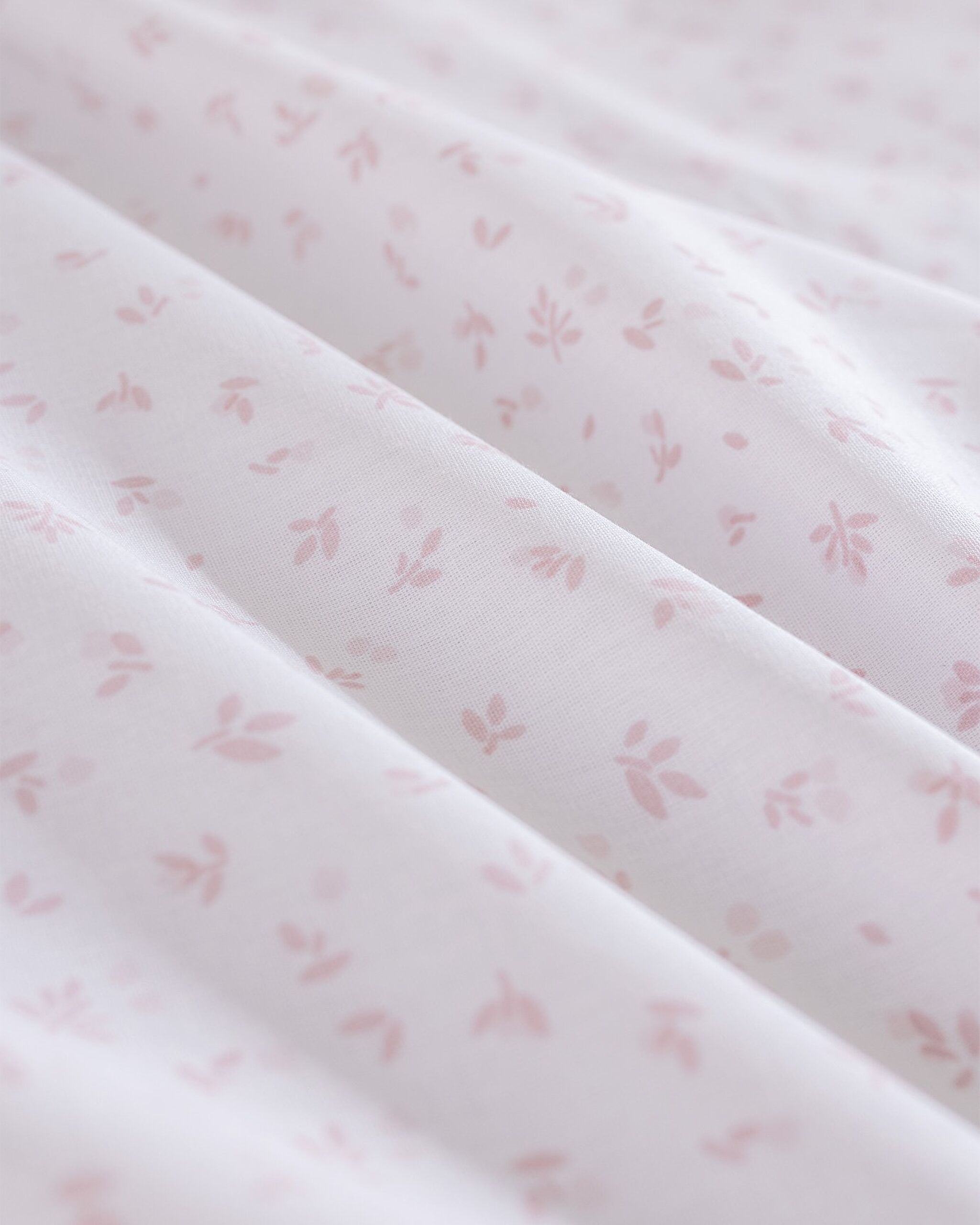 Botie King Size 100 % Baumwolle Ranforce bedrucktes Bettbezug-Set – Puder - 5