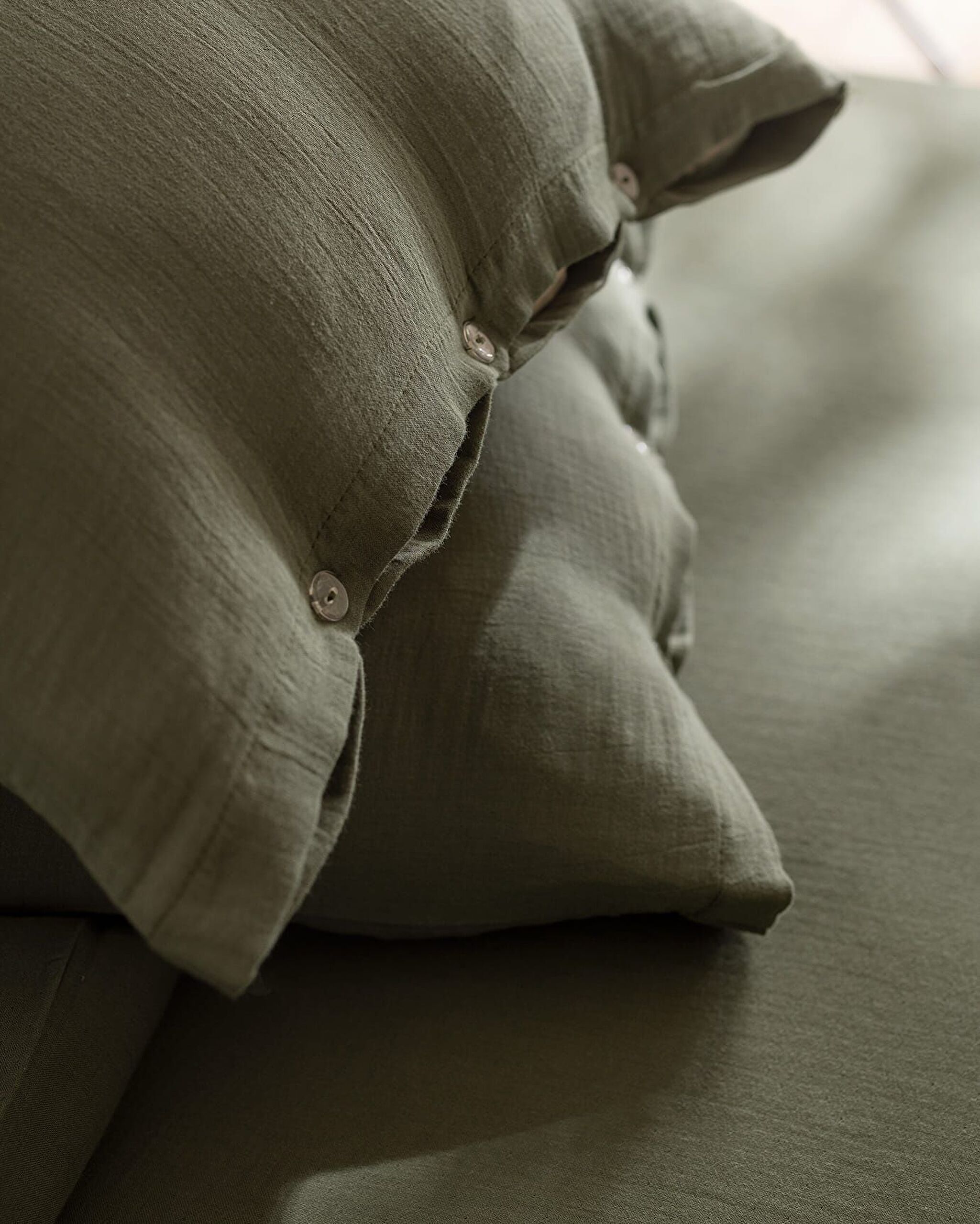 Marla Muslin King Size Duvet Cover Set - Fitted - 6