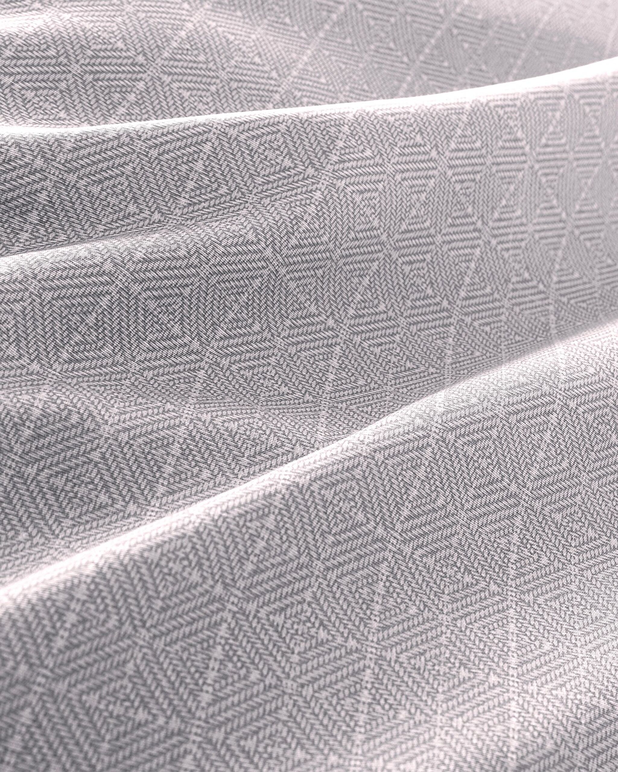 Ensemble de housse de couette imprimé Ranforce 100 % coton King Size Odette - Gris - 2