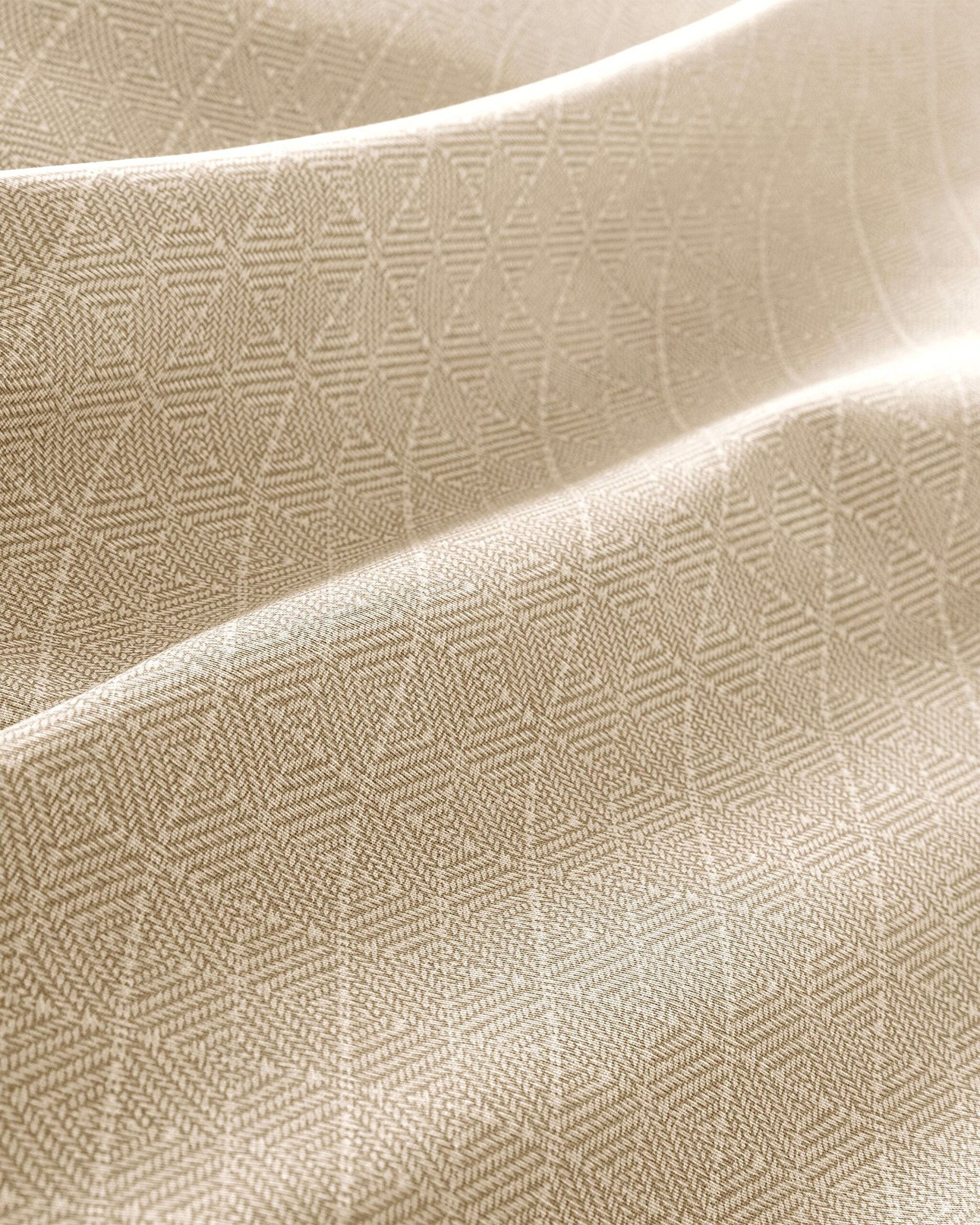 Ensemble de housse de couette imprimé Ranforce 100 % coton King Size Odette - Beige - 5