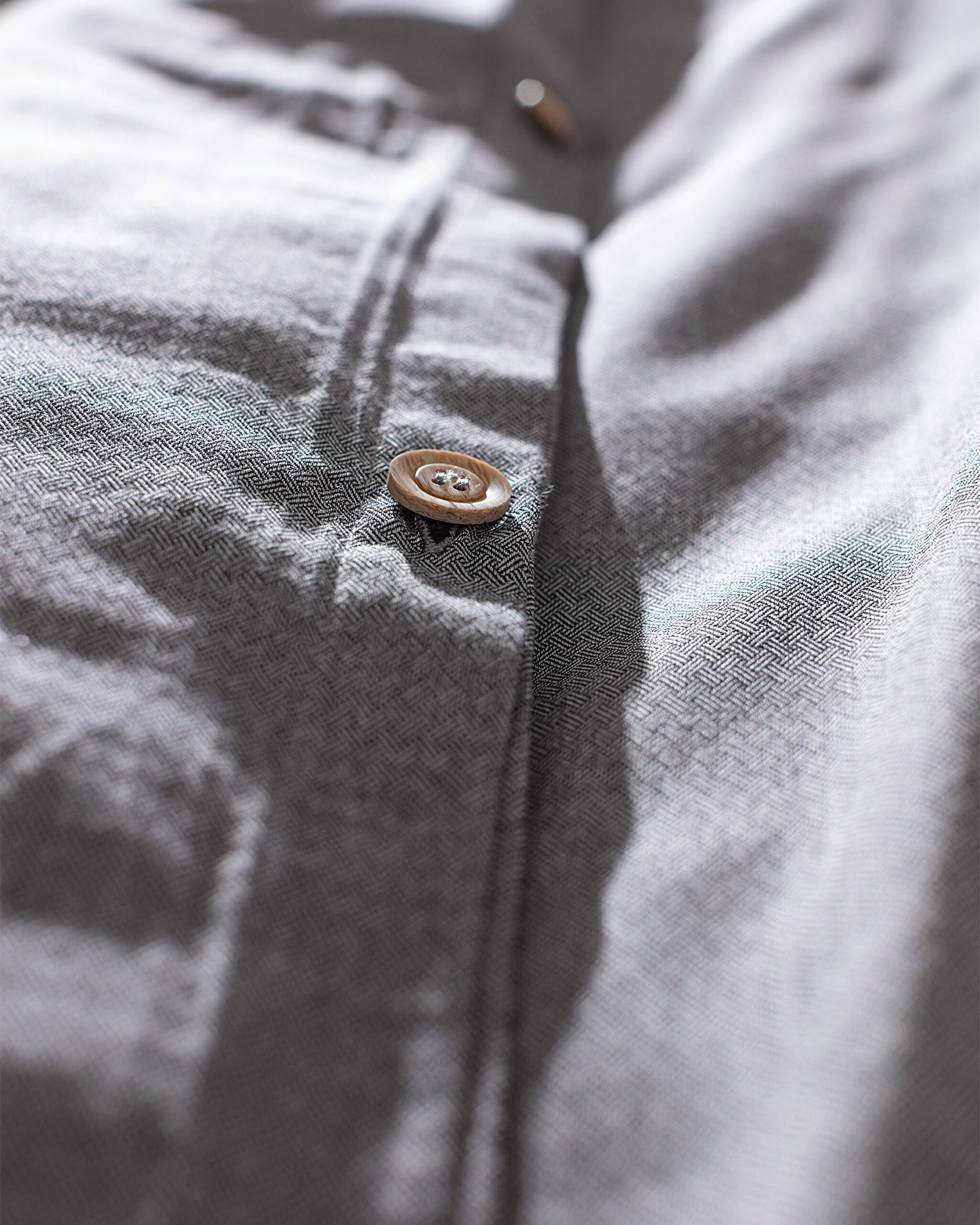 Ensemble de housse de couette Benati King Size 100 % coton teint en fil - Anthracite - 7