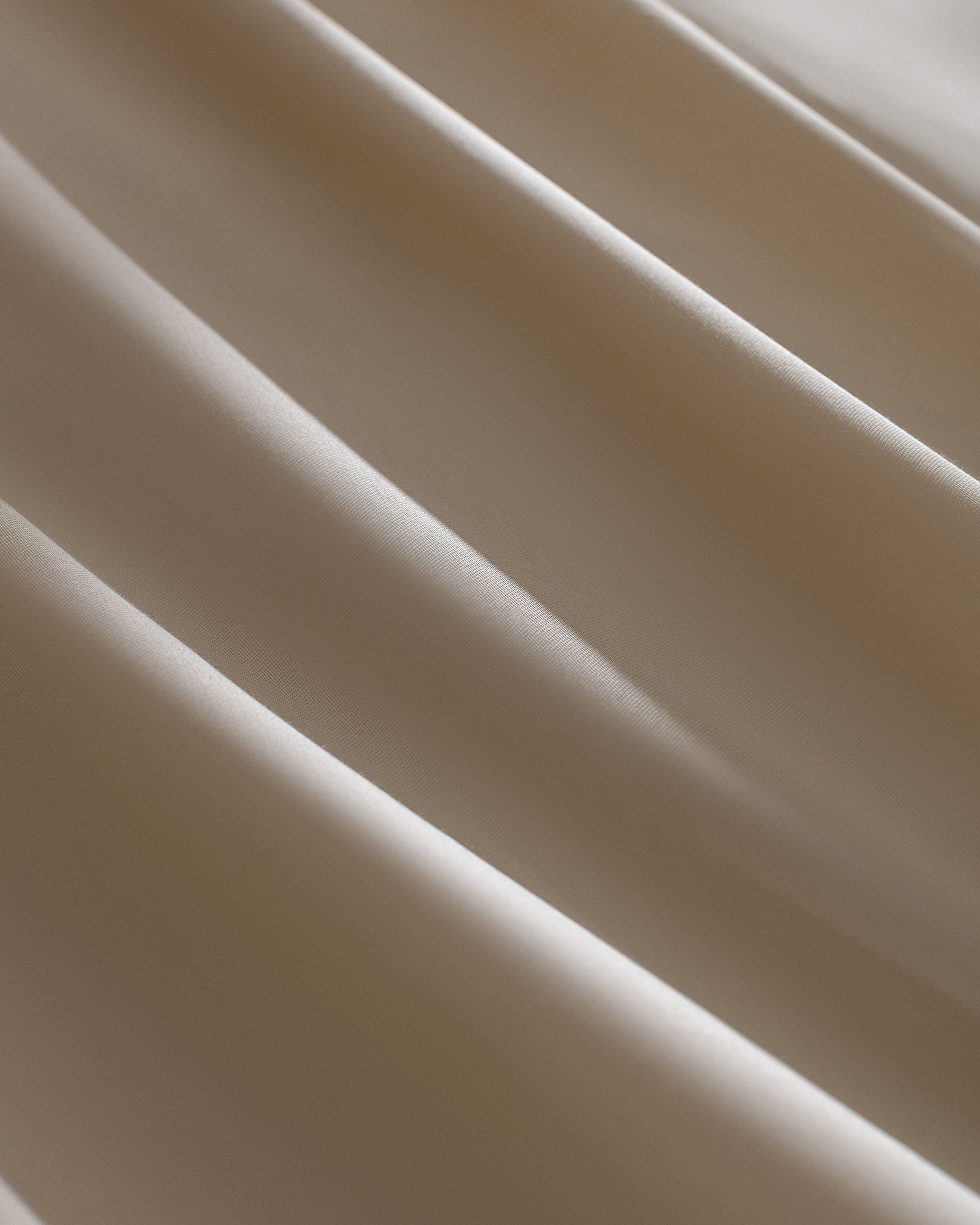 Ensemble de housse de couette en satin imprimé 100 % coton Bern King Size - Beige - 7