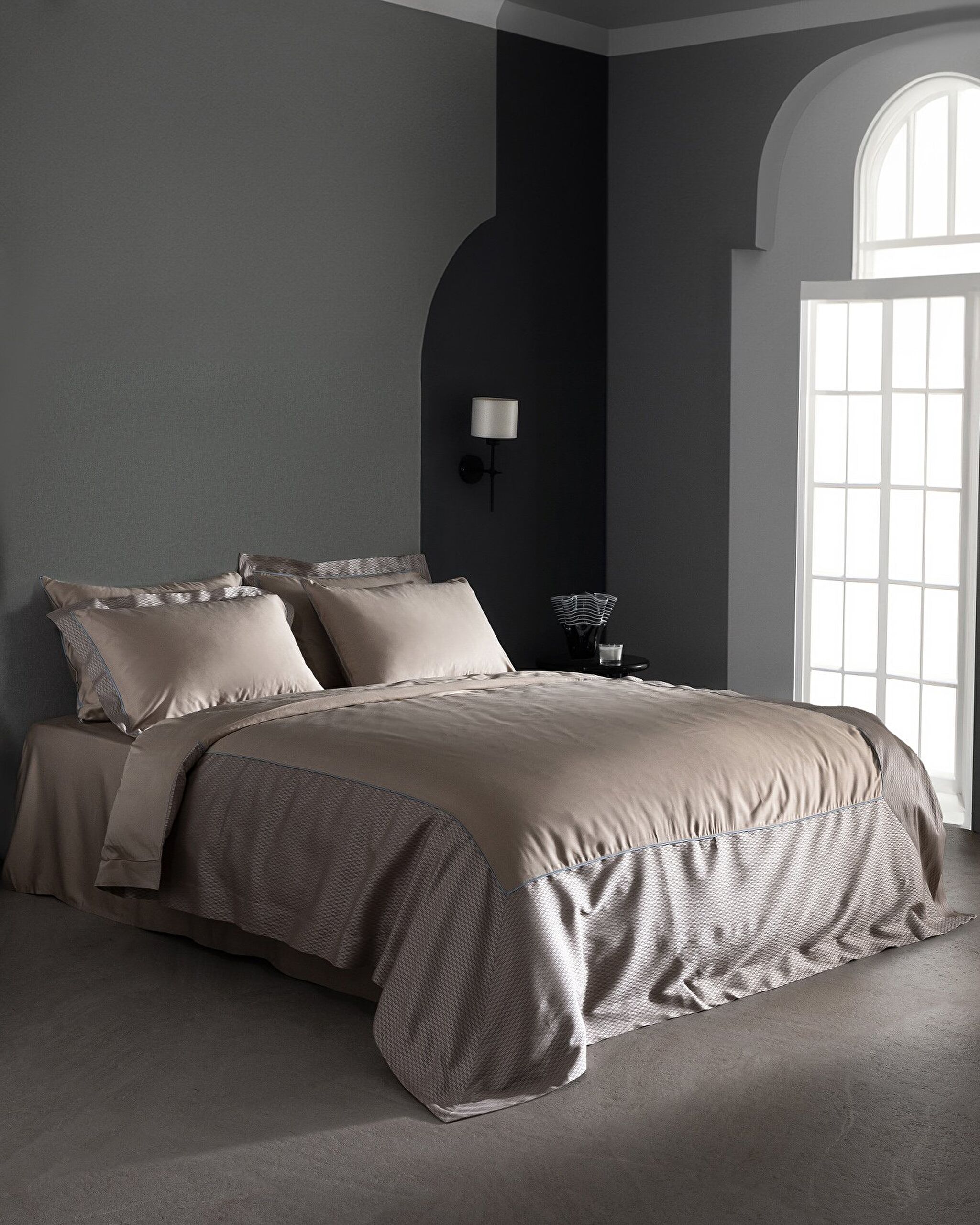 ⁠ Calore King Size Bamboo Satin Duvet Cover Set_0}