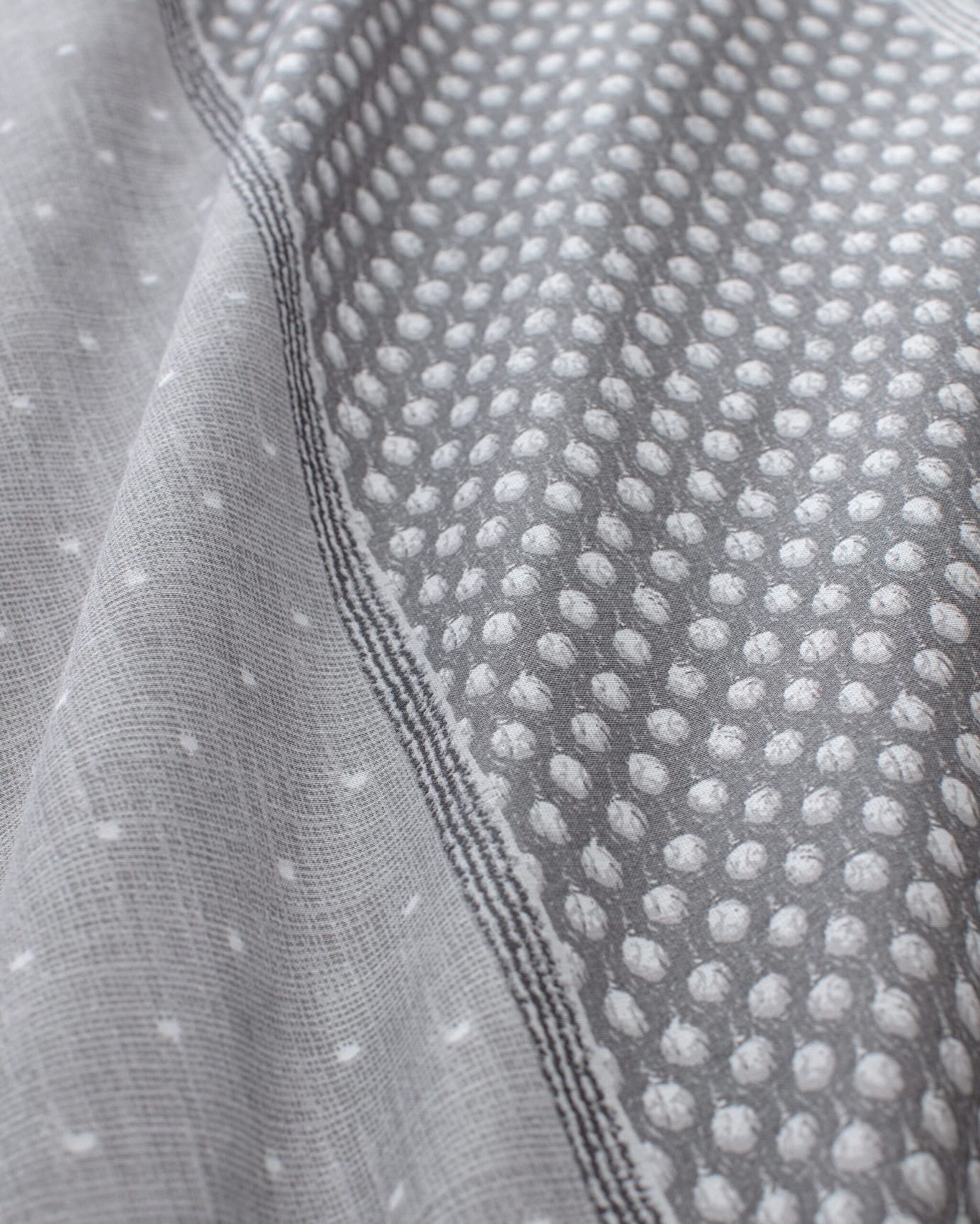 Hugo kingsize katoenen dekbedovertrekset met print - grijs - 5