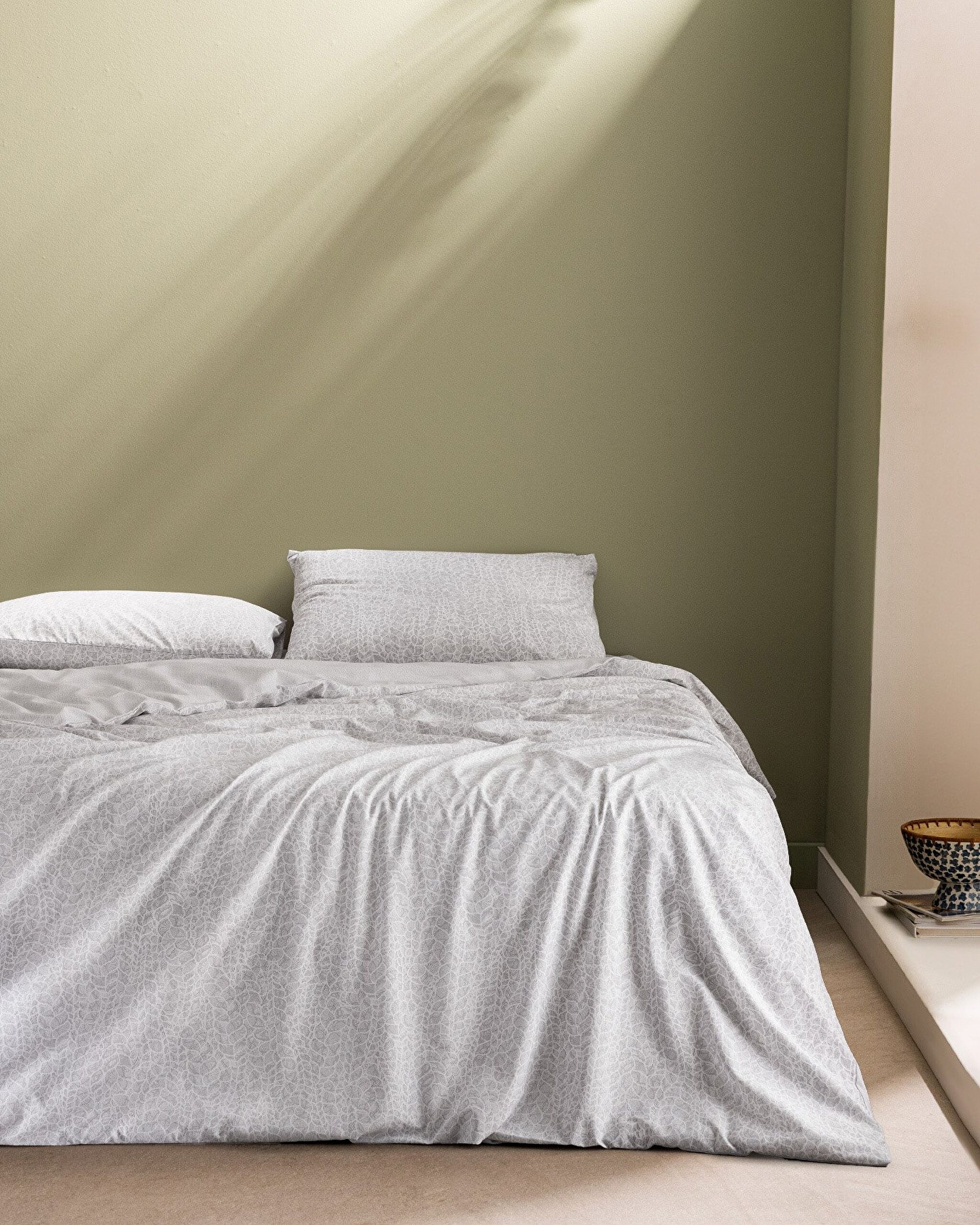 Ensemble de housse de couette imprimé King Size Grelot - 0