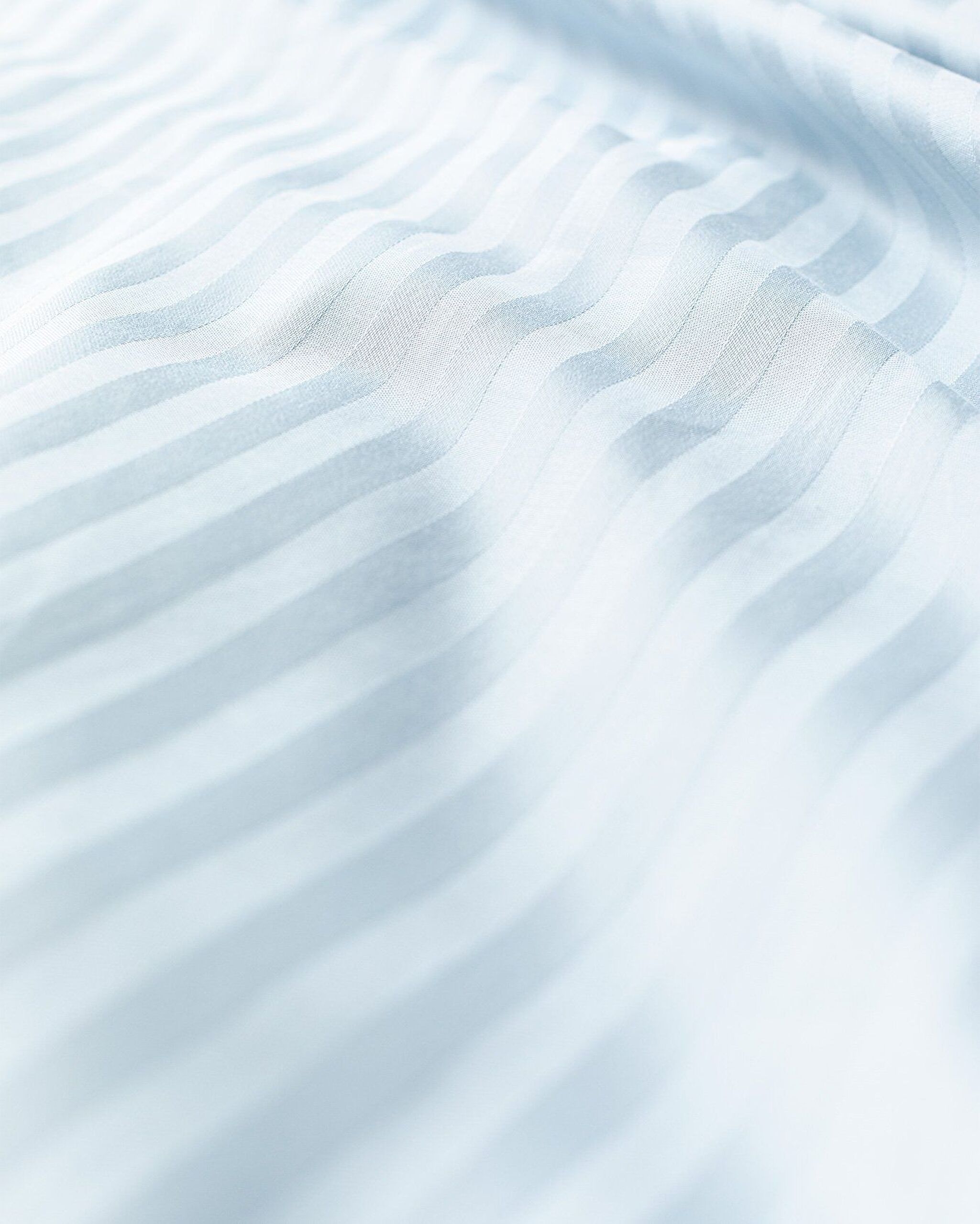 Elicia Kıng Sıze Strıped Satın Duvet Cover Set - 4