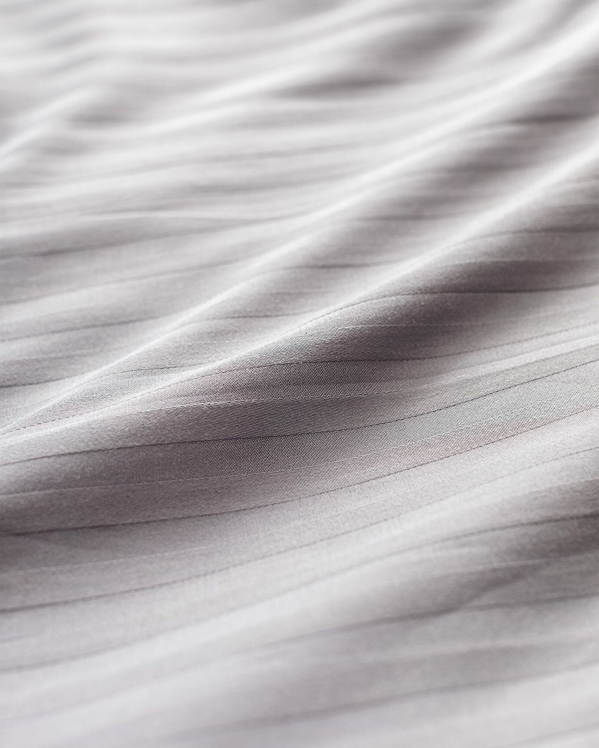 Elicia Kıng Sıze Strıped Satın Duvet Cover Set - 4