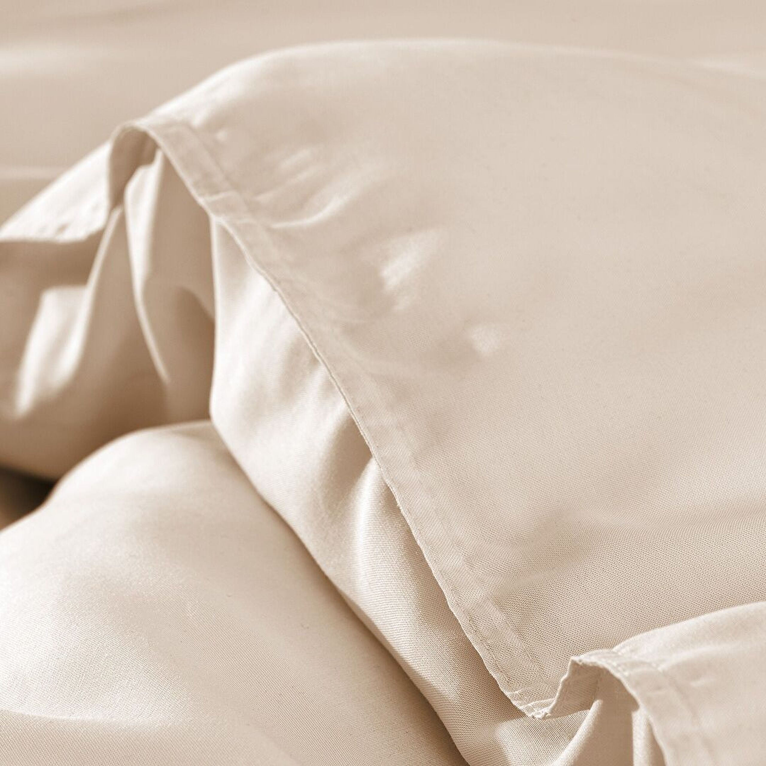 Loire Super King Size Duvet Cover Set-tencel - 4