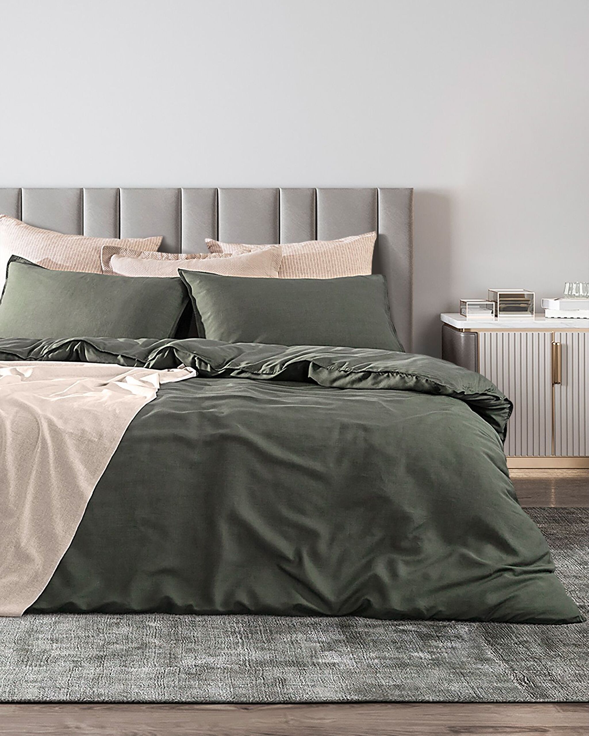 Ensemble de housse de couette super king size Loire (TENCEL:trade_mark:) - 0