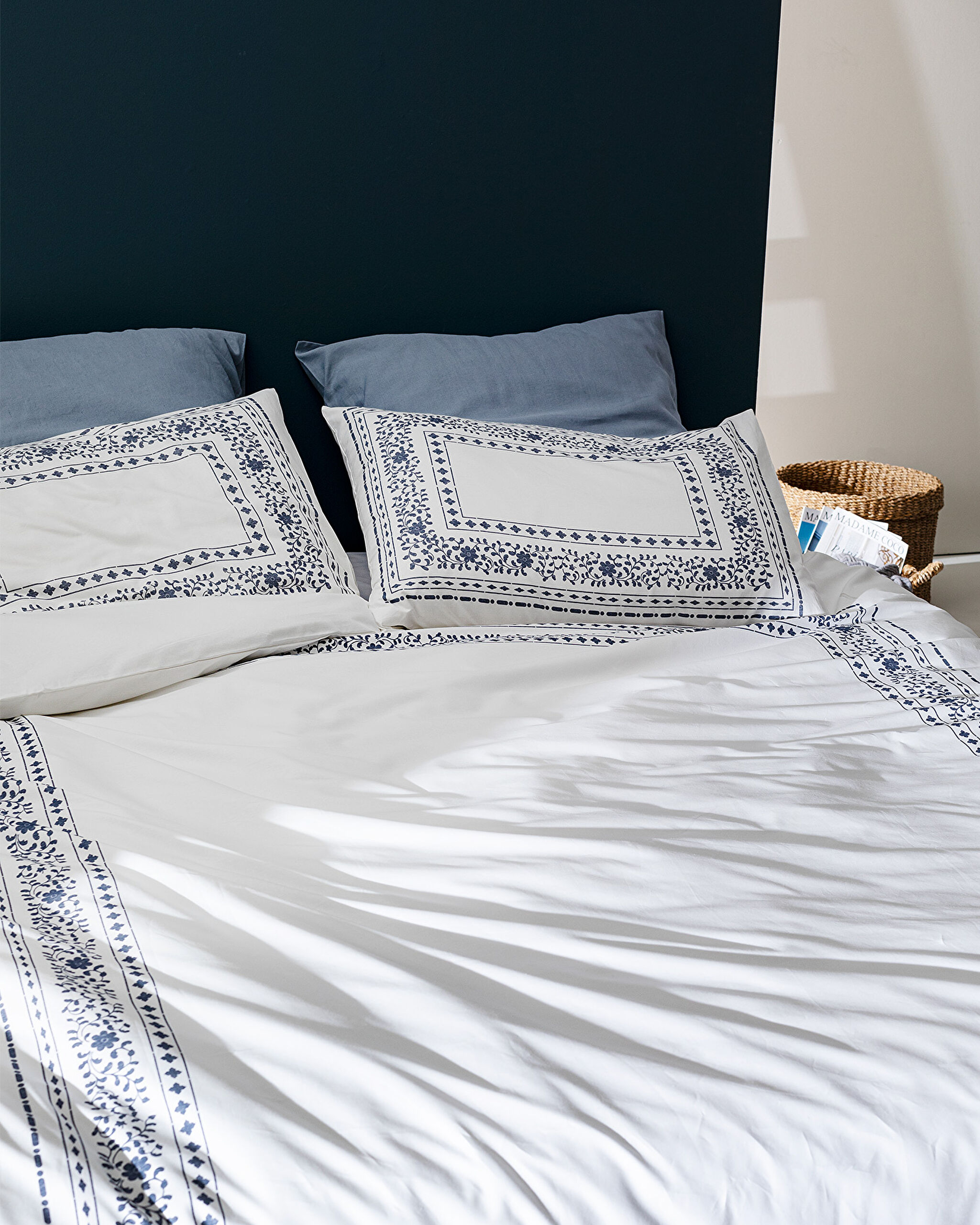 Ensemble de housse de couette simple Arber - Bleu marine - 1