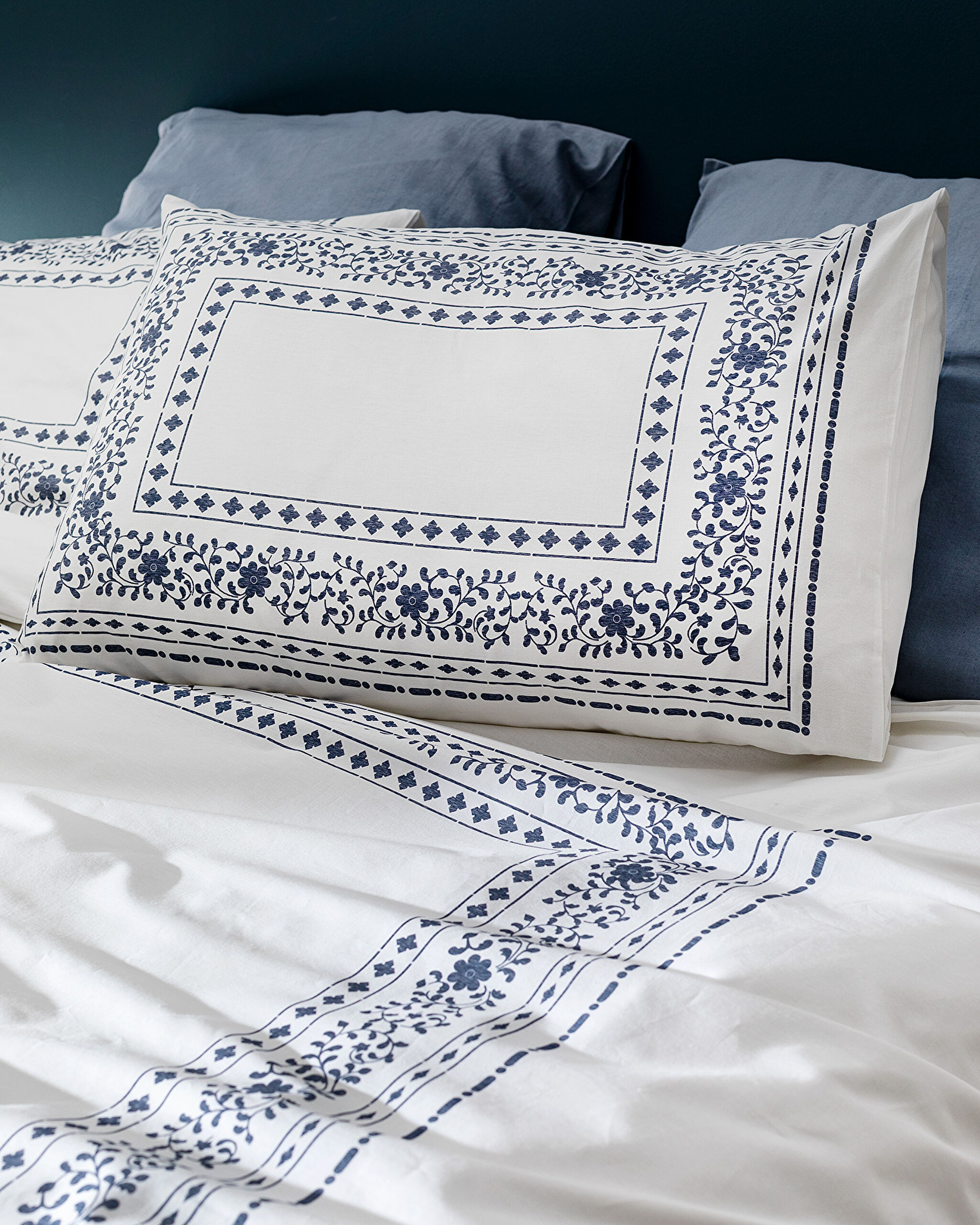 Ensemble de housse de couette simple Arber - Bleu marine - 2