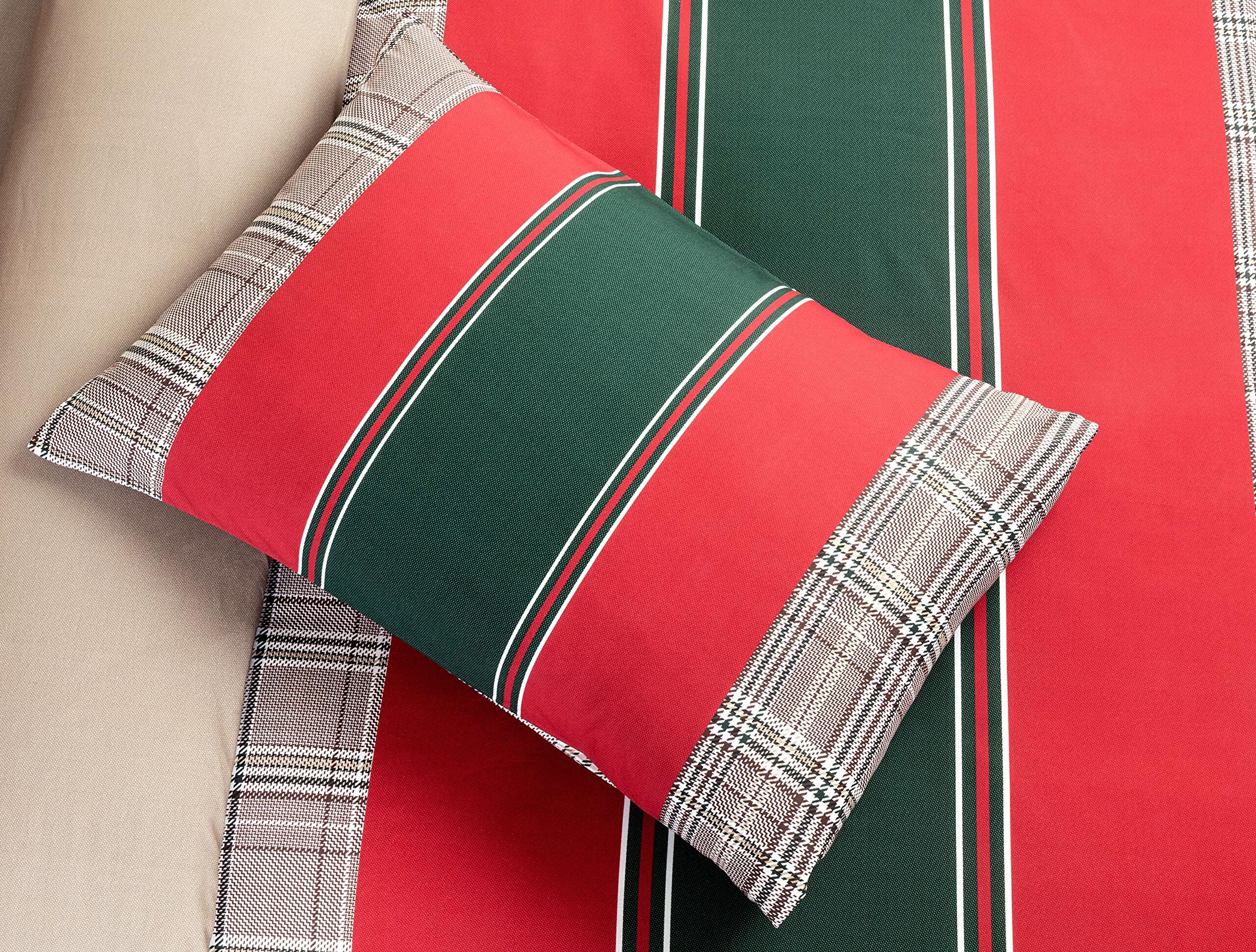 Ensemble de housse de couette imprimé Ranforce simple 100 % coton Vardan - Beige - 2