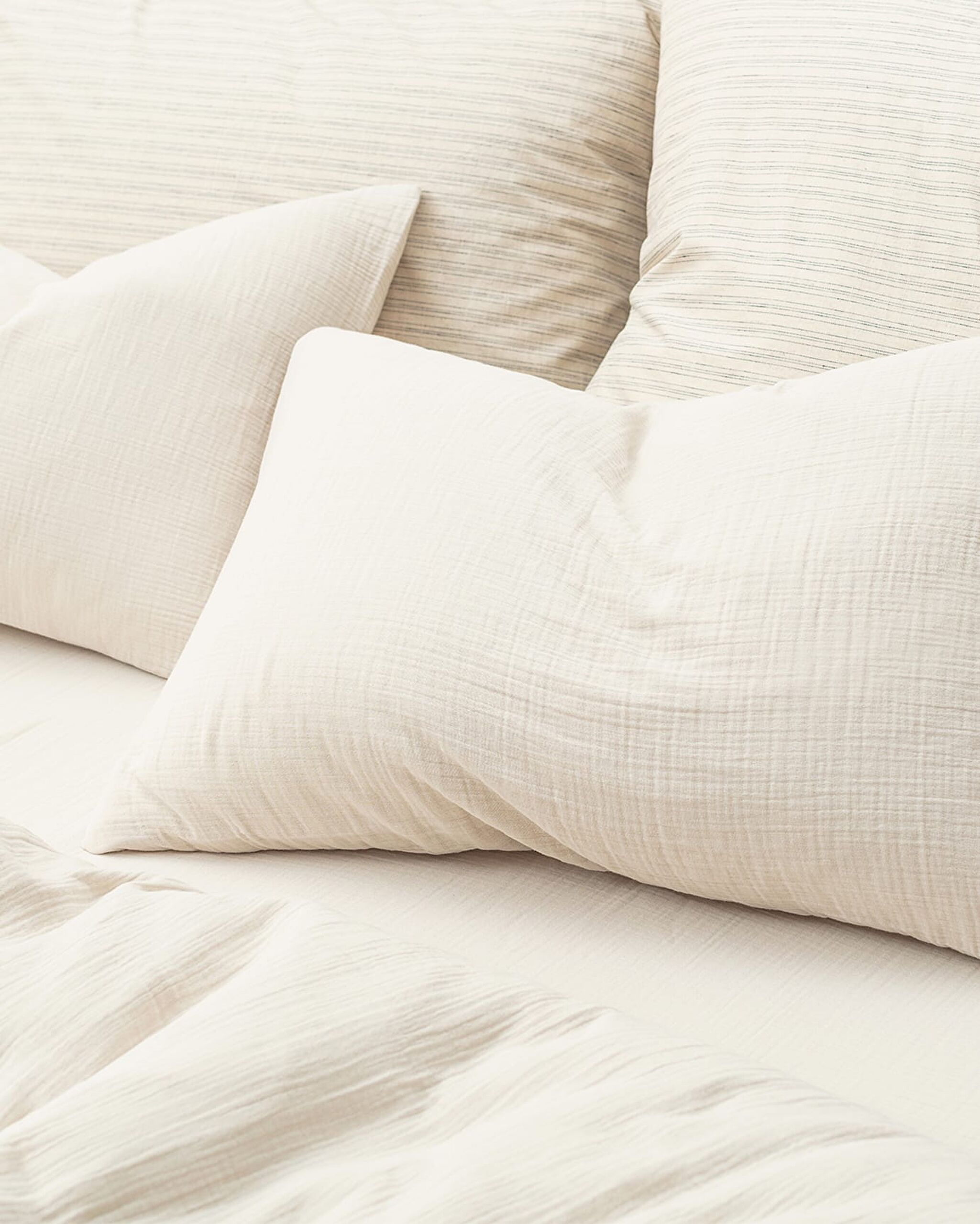 Marla Muslin Single Duvet Cover Set Elastic - 3