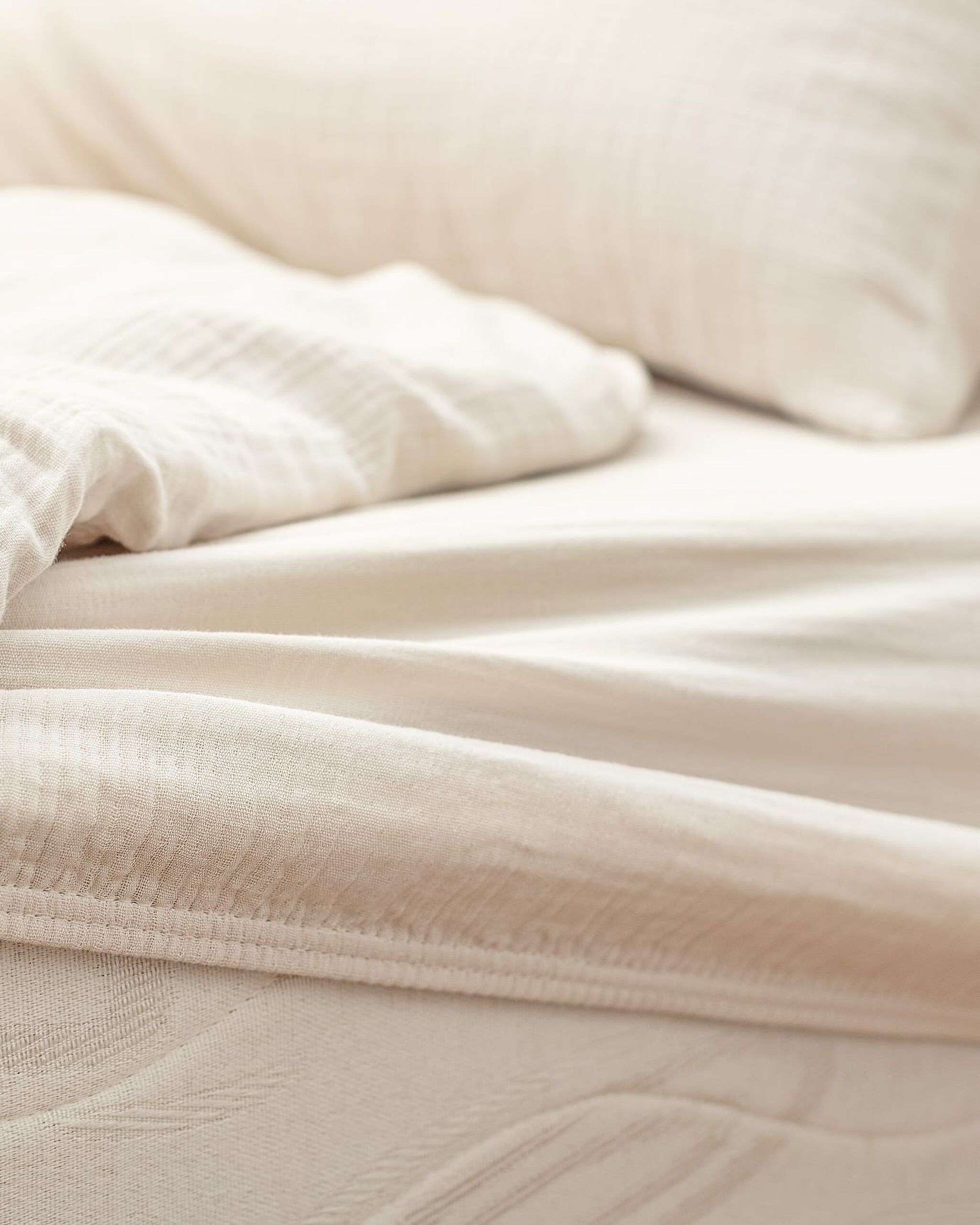 Marla Muslin Single Duvet Cover Set Elastic - 4