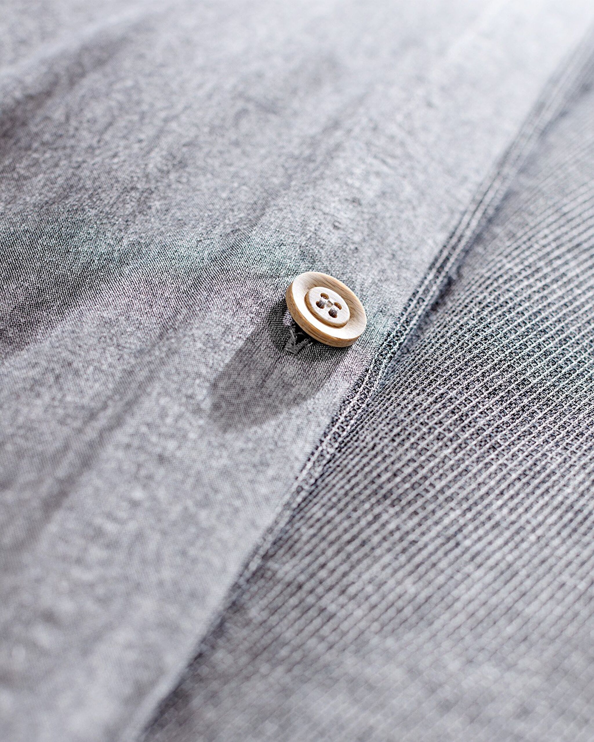 Parure de lit Nuage 100 % coton teint en fil - Anthracite - 7