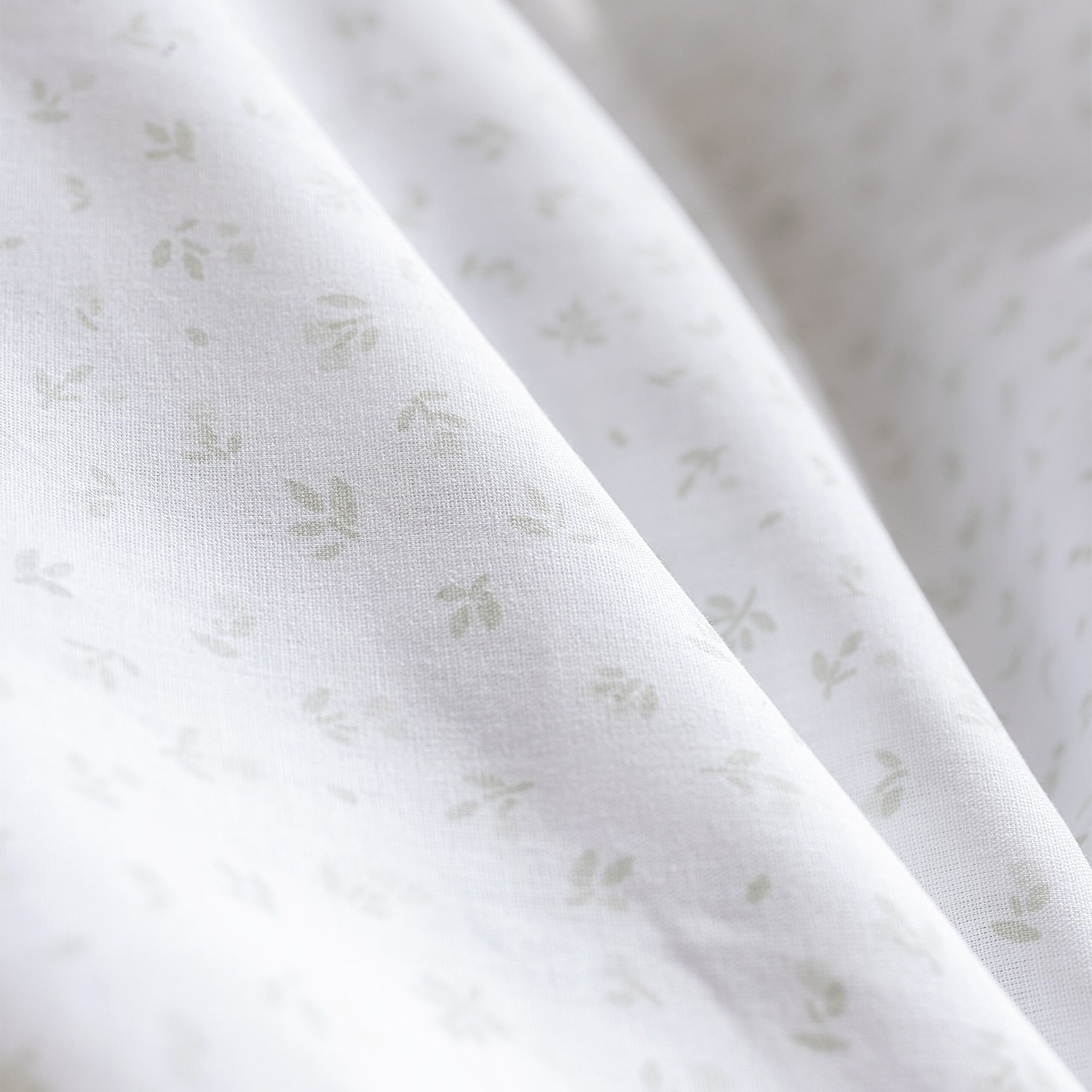 Ensemble de housse de couette imprimé Ranforce 100 % coton simple Botie - Kaki - 5