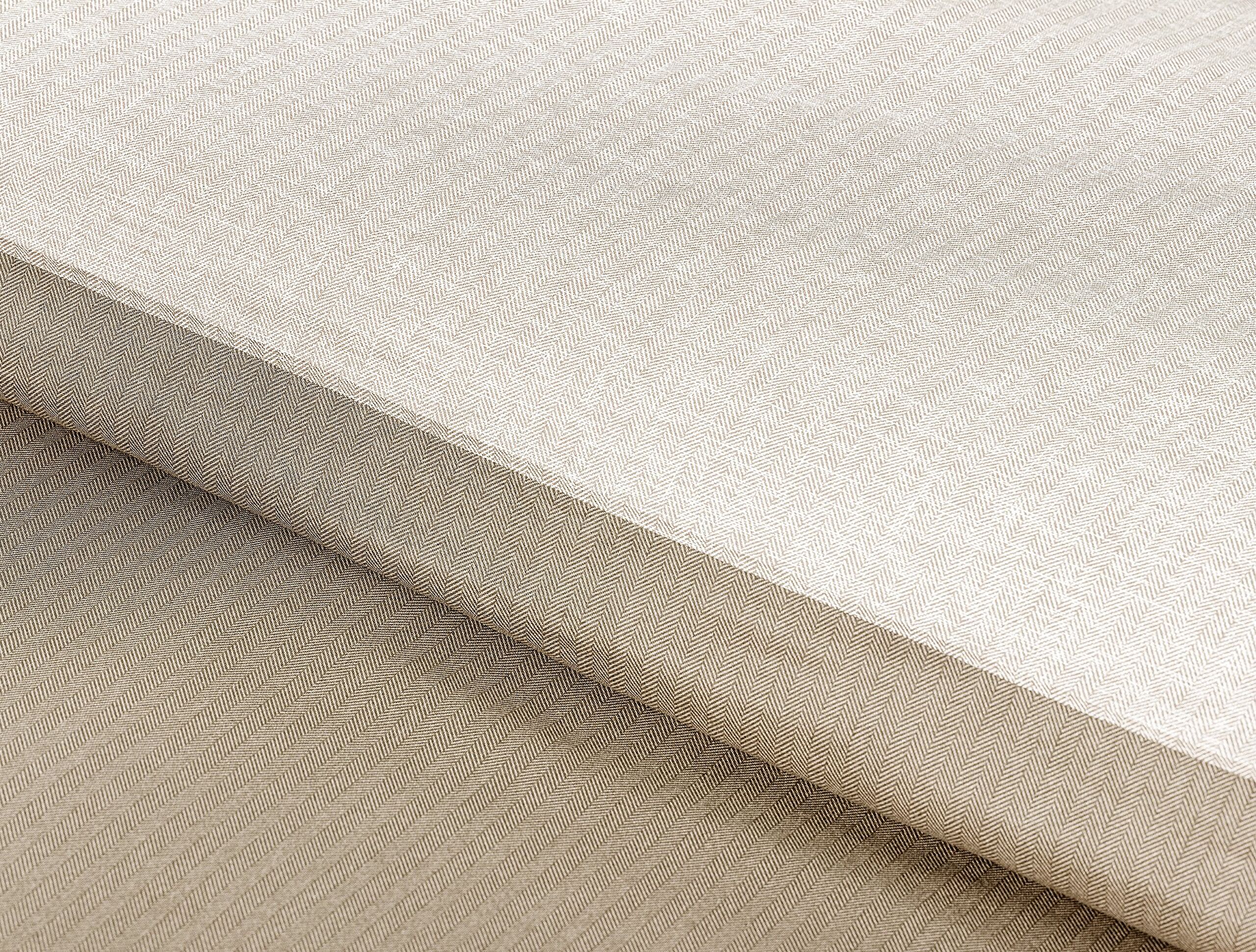 Ensemble de housse de couette imprimée simple Cher - Beige - 5