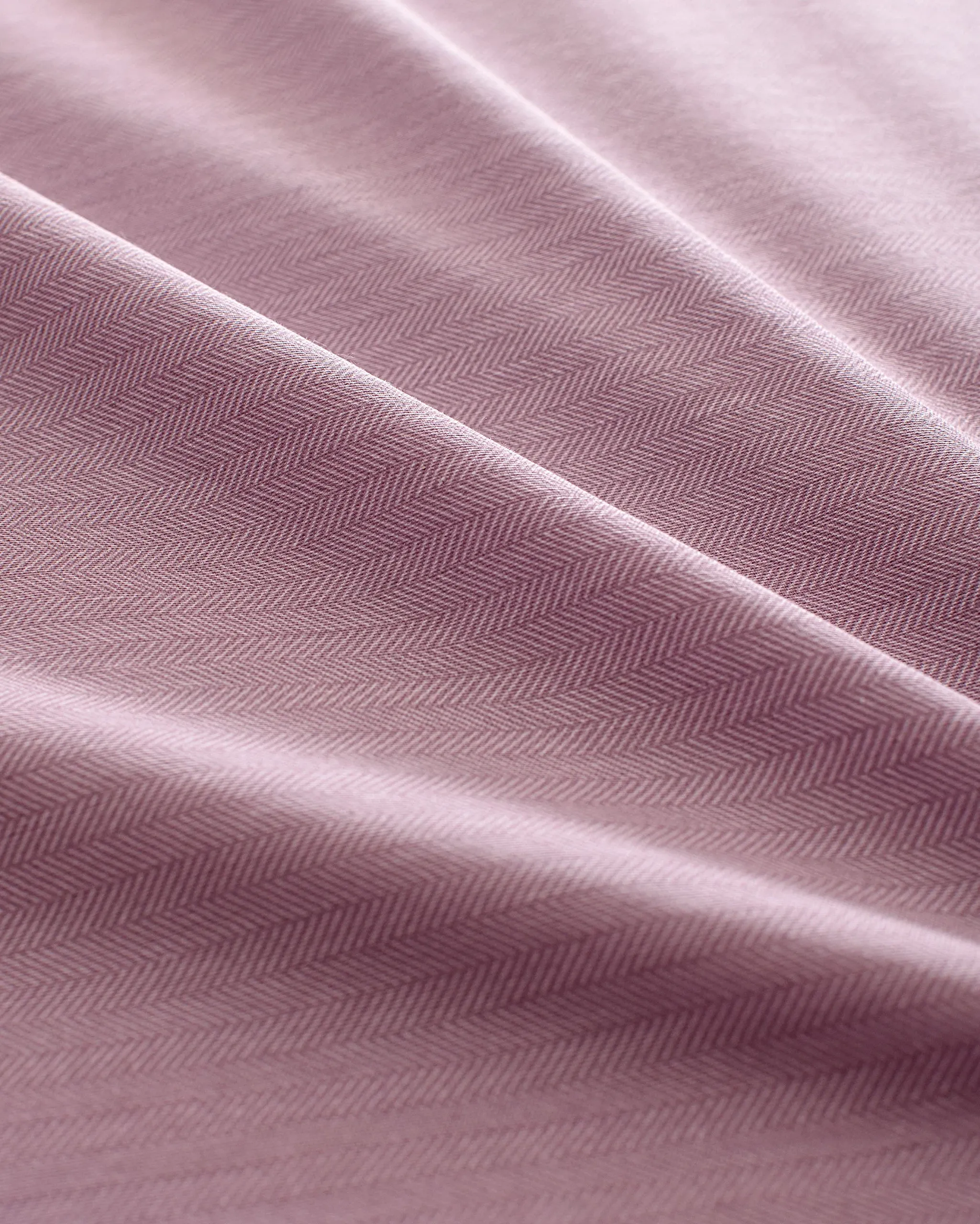 Ensemble de housse de couette simple en coton imprimé Cher - Prune clair - 5