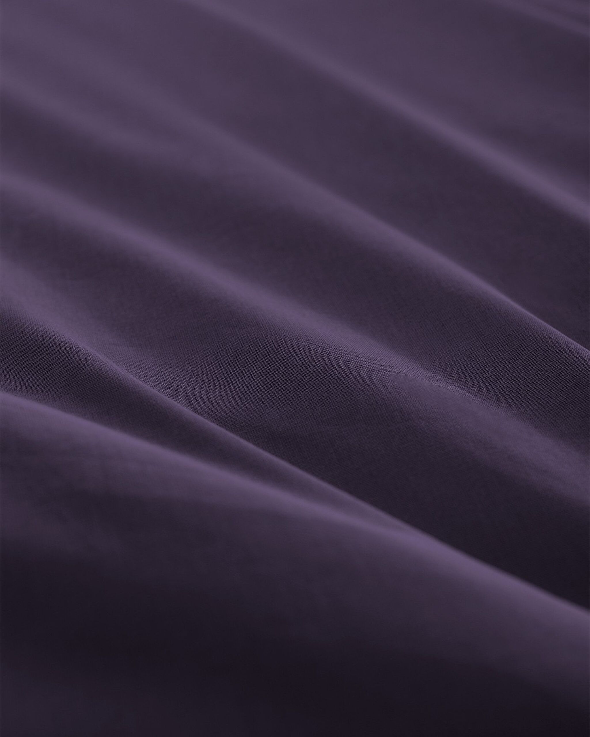 Housse de couette unie Manon Double 100% coton Ranforce - Violet - 5