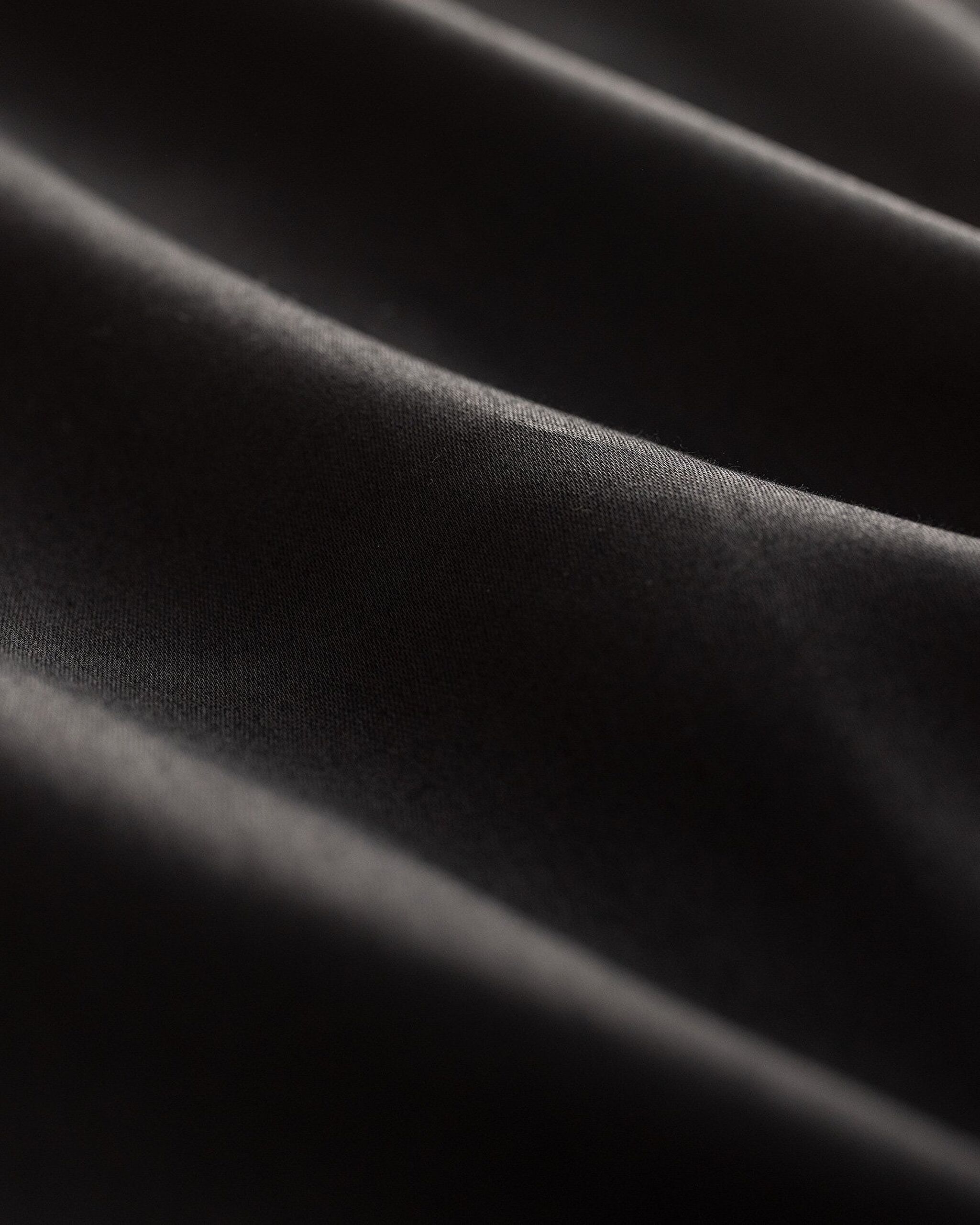 Housse de couette double en satin 100 % coton Ciel - Noir - 3