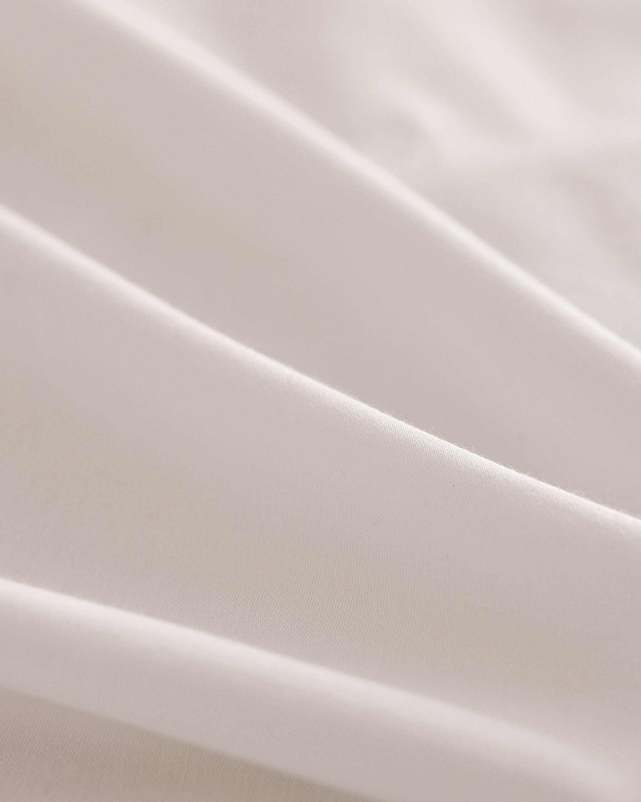 Housse de couette en satin 100 % coton pour très grand lit Ciel - Blanc - 3