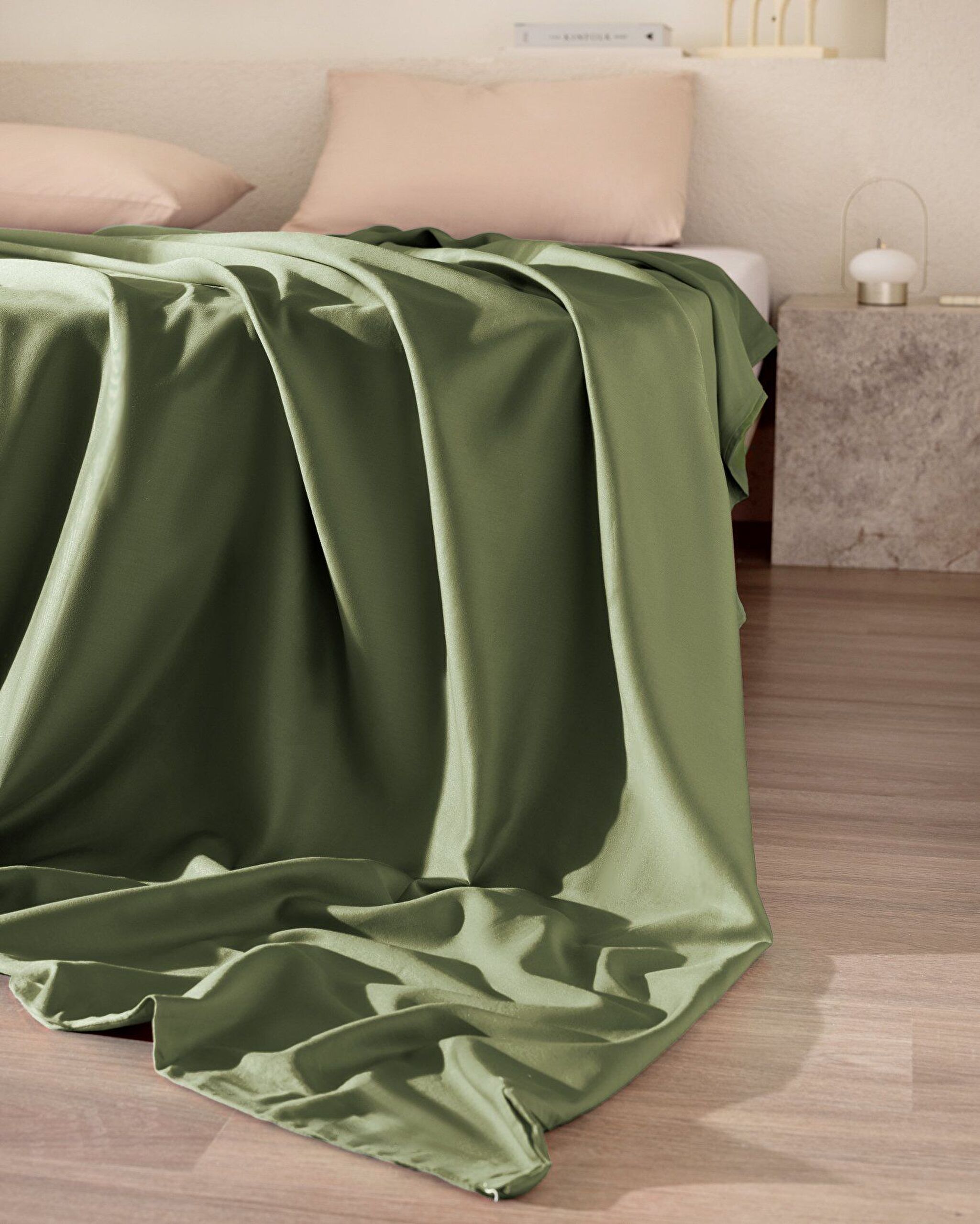 Ciel King Size Satin Duvet Cover - 1