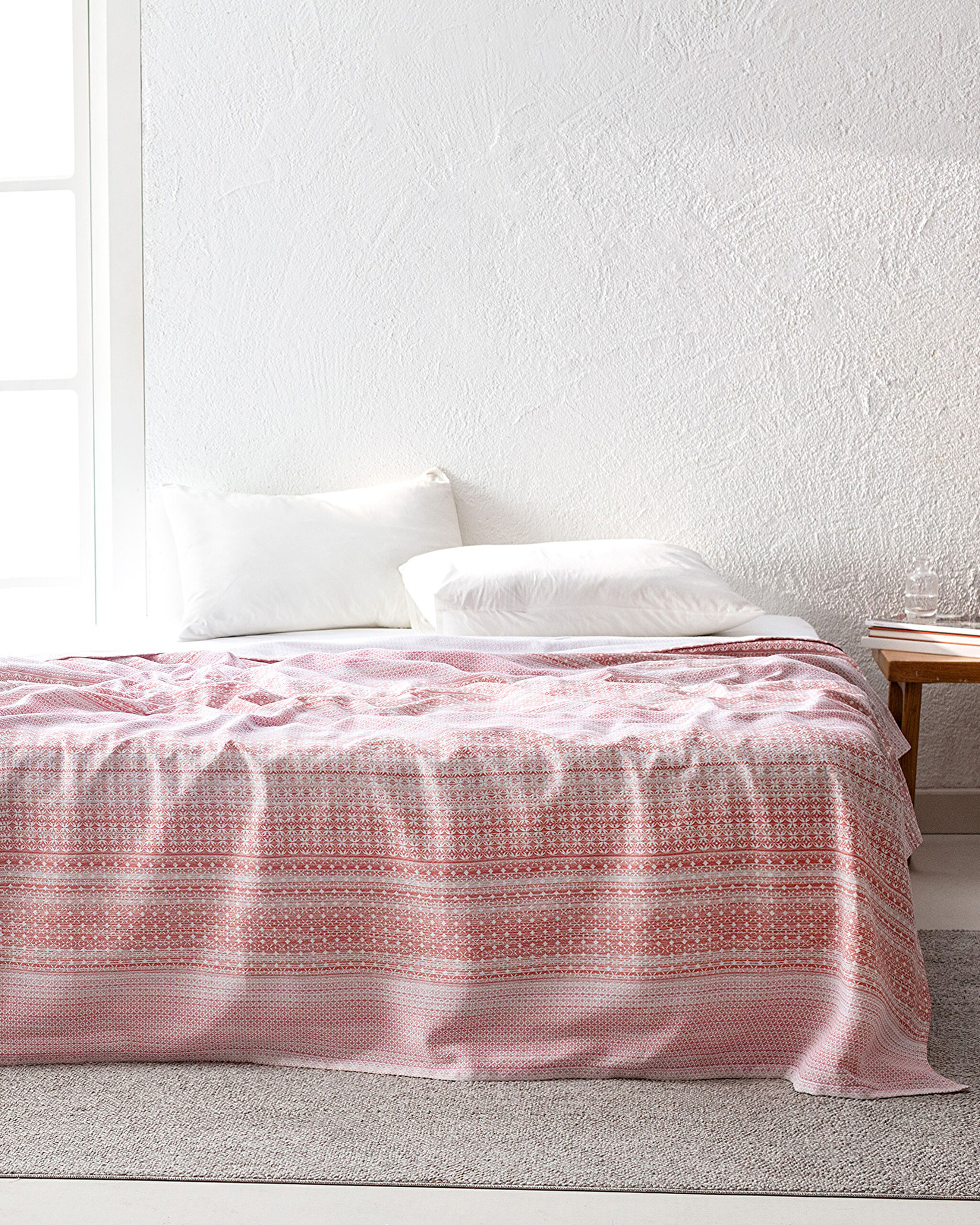 Piqué Double Coton Imprimé Niort - Poudre - 0