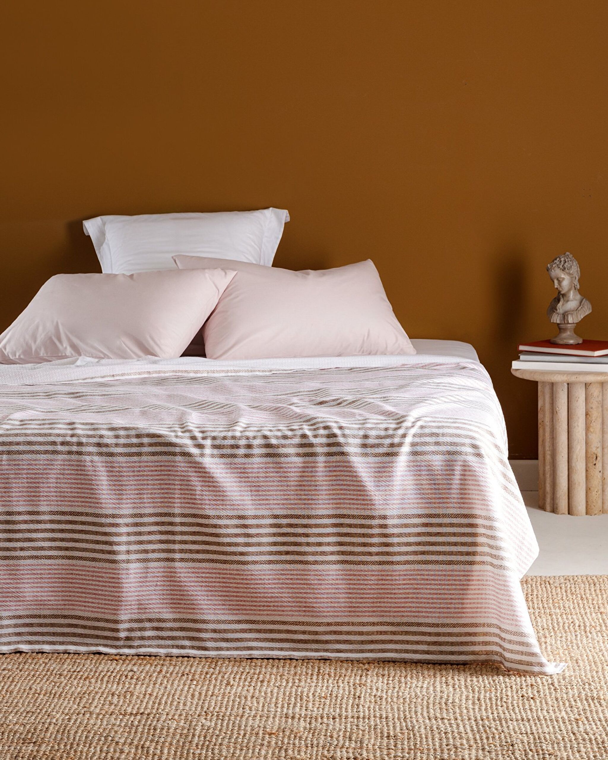 Couverture double imprimée en coton Edith - 0